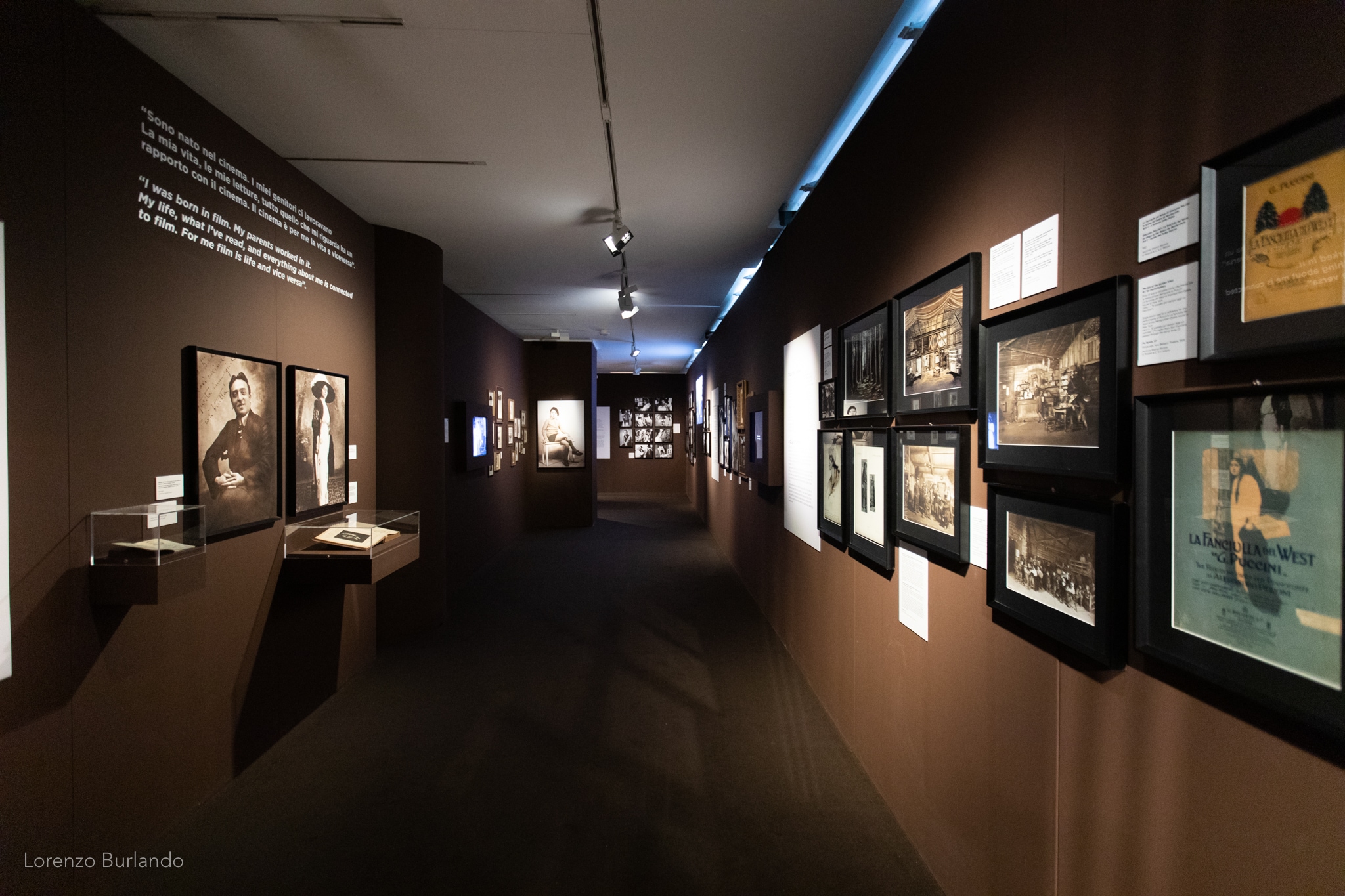 La prima sala della mostra. Museo dell'Ara Pacis, Roma
