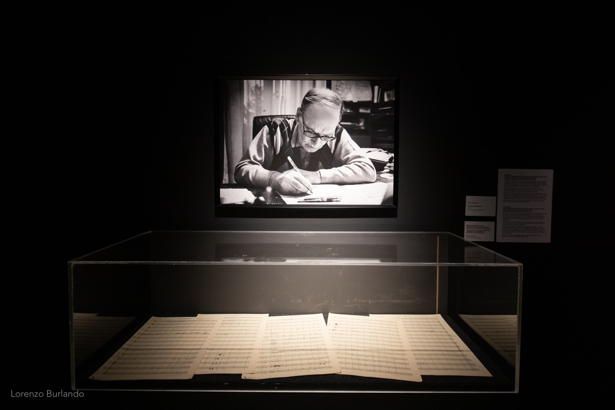 Le sale del Museo dell'Ara Pacis. Ennio Morricone compone per Sergio Leone