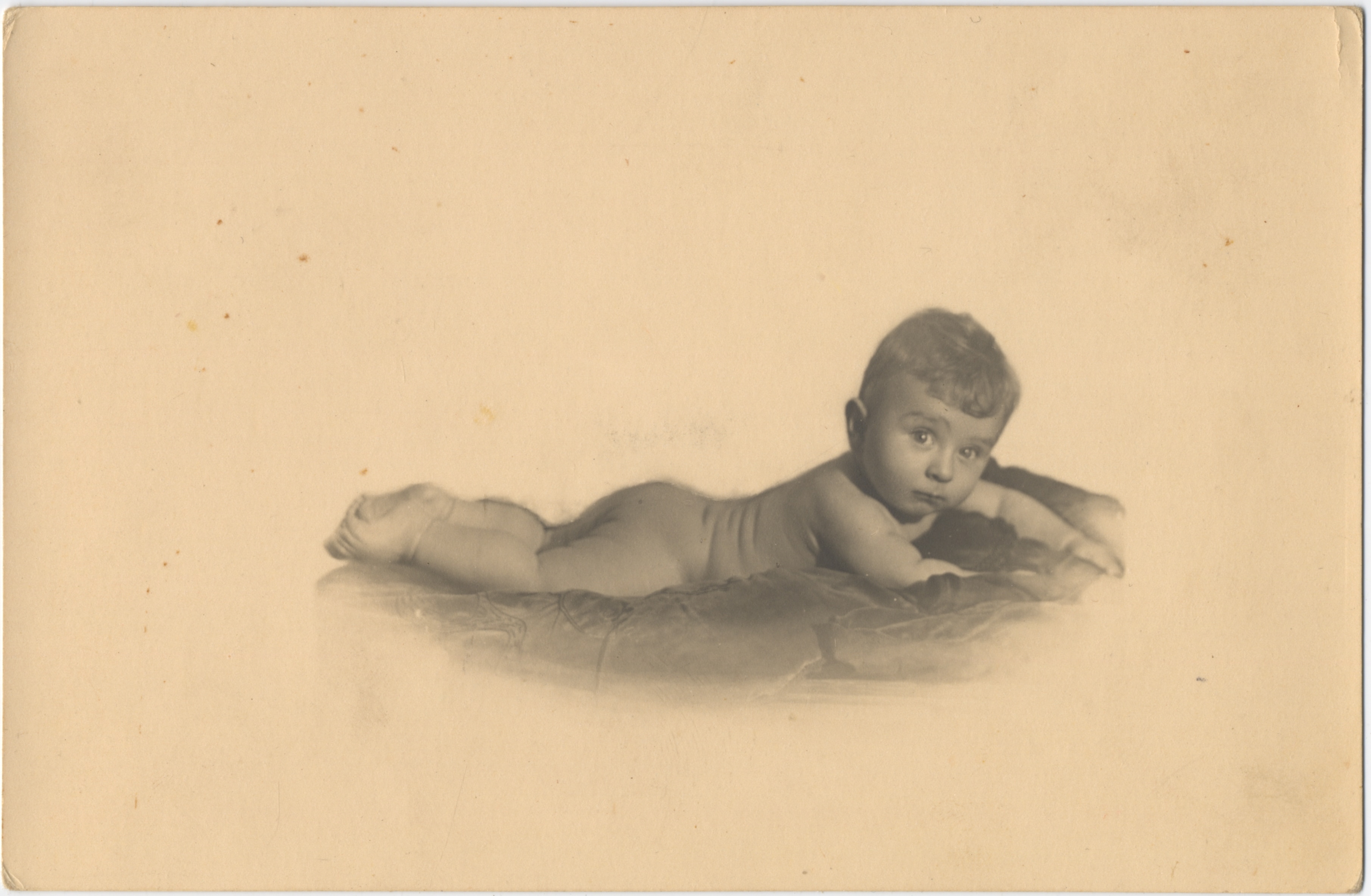 Una foto di Sergio Leone da bambino. Dalla collezione della famiglia Leone
