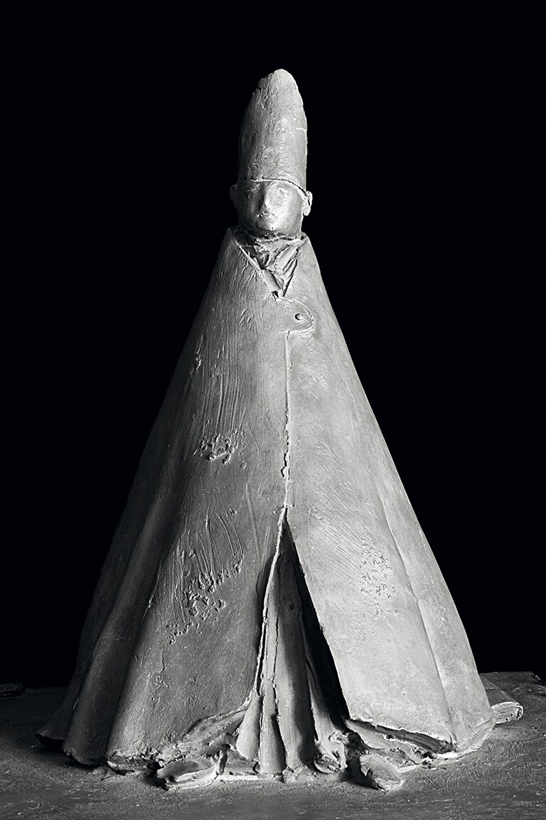 Giacomo Manzù - Cardinale seduto, 1980 - Bronzo 35,5 x 31,5 x 31,5 cm - GAMeC - Galleria d'Arte Moderna e Contemporanea di Bergamo - Dono Giacomo Manzù, 1982 - Foto: Jacopo Ferrari 