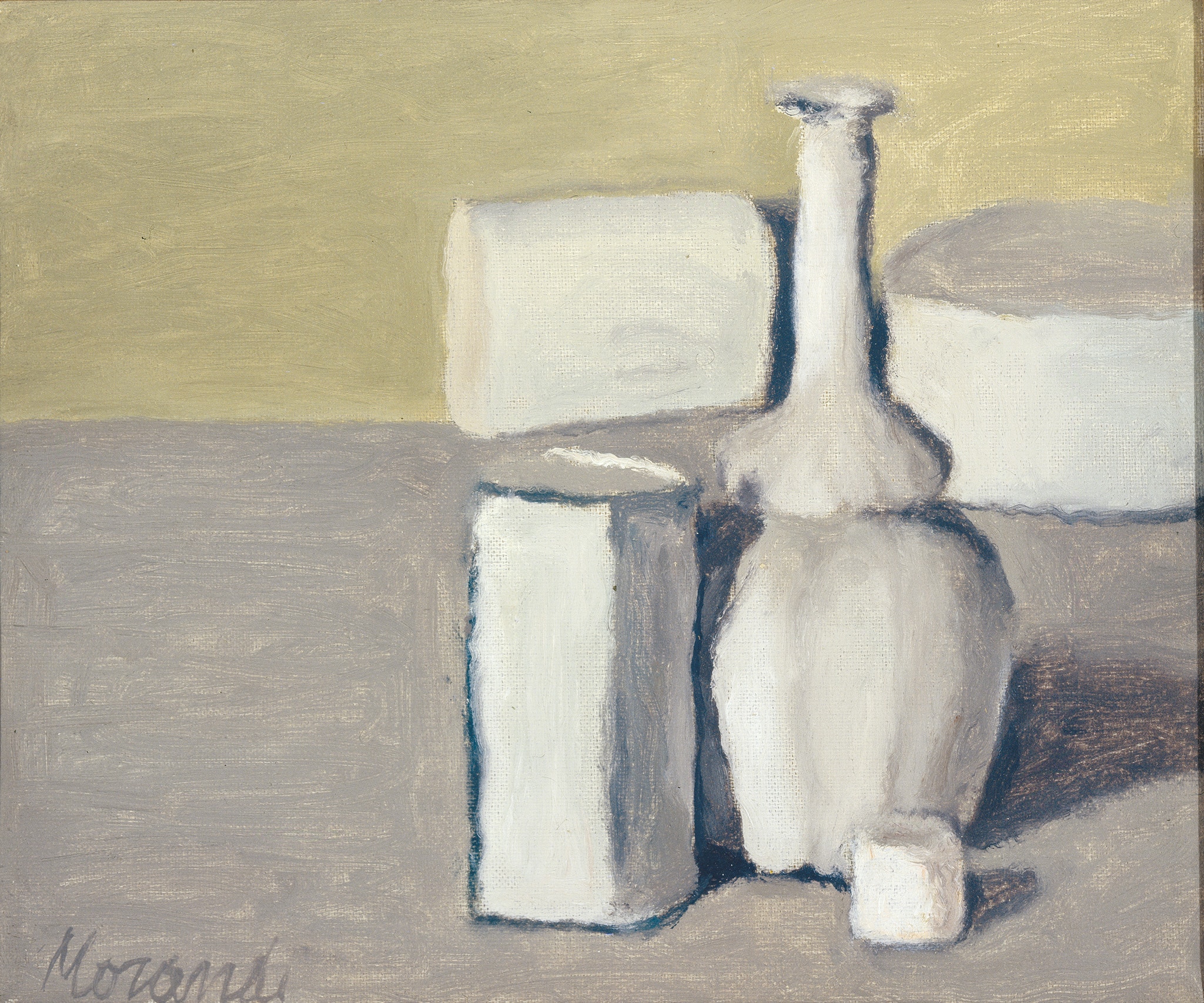 Giorgio Morandi - Natura morta, 1959 - Olio su tela 25 x 30,5 - GAMeC - Galleria d'Arte Moderna e Contemporanea di Bergamo - Dono Gianfranco Spajani, 1999 - Foto: Claudio Bruni 