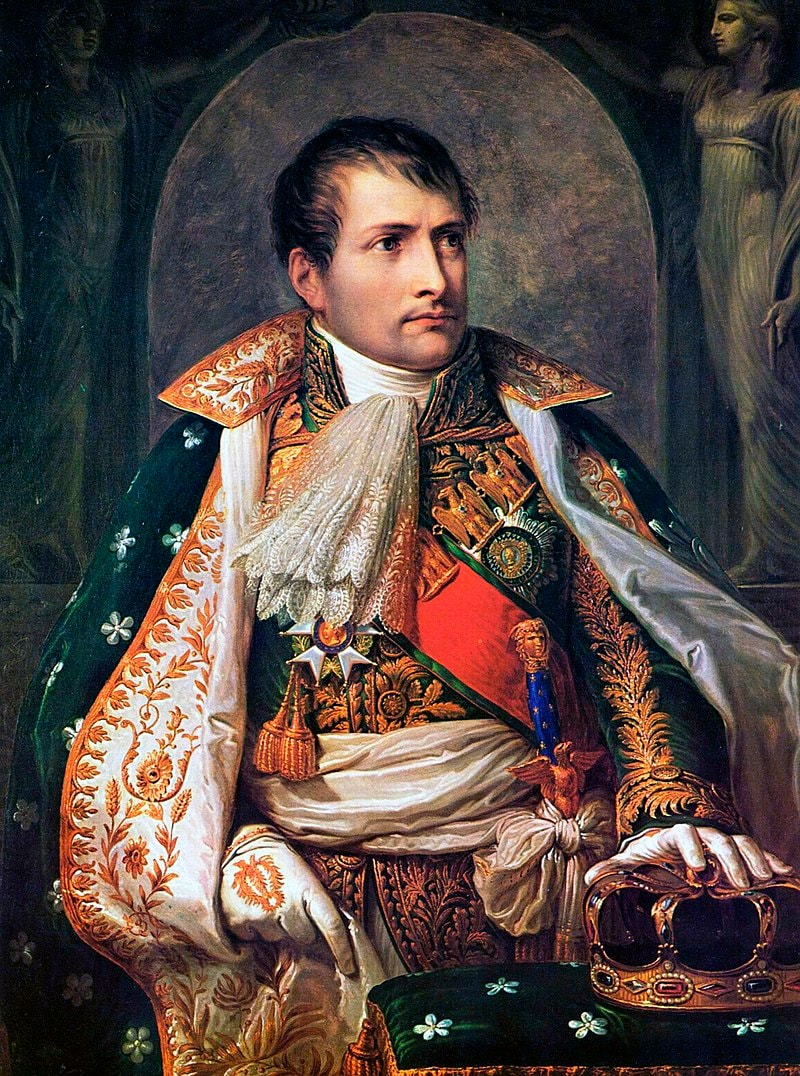 Napoleone Re d'Italia, proclamato nel maggio 1805, anche con la benedizione del papa Pio VII