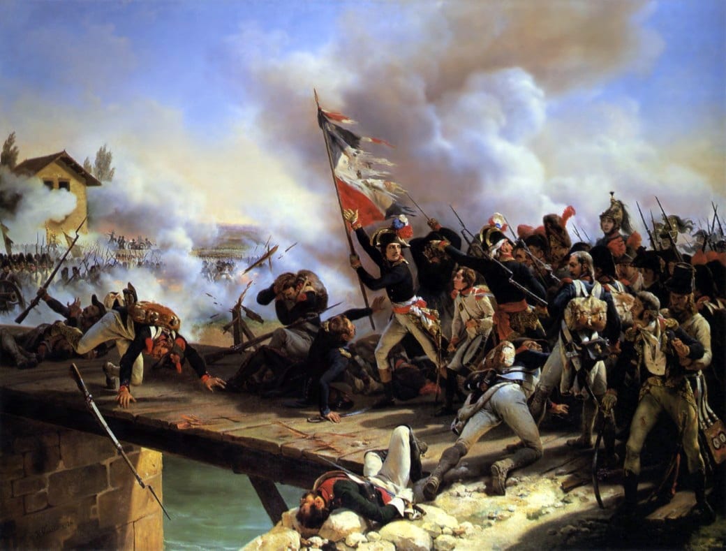 Particolare della battaglia di Ponte di Arcole combattuta dal 15 al 17 novembre 1796