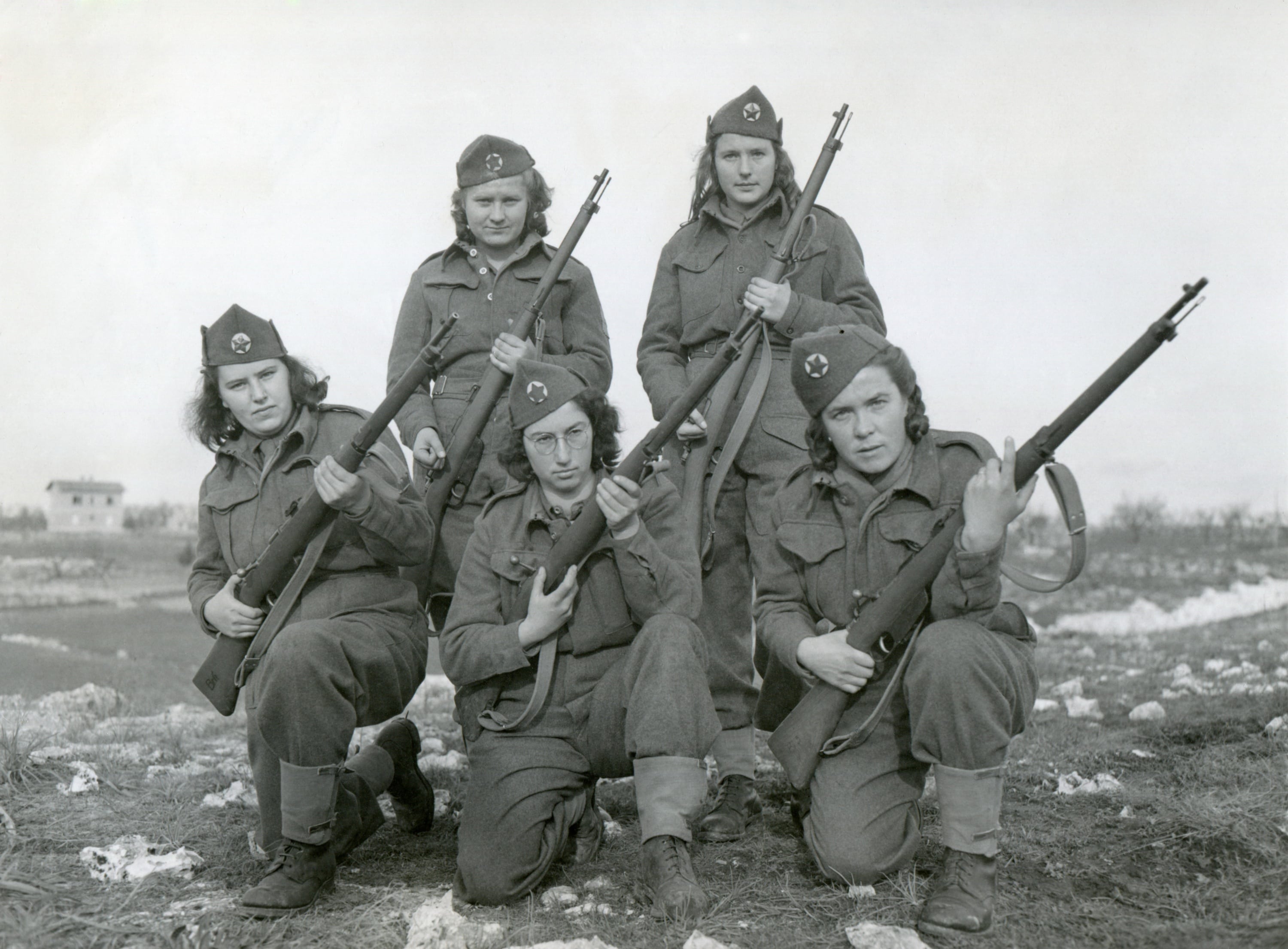 Donne partigiane jugoslave, nel 1944