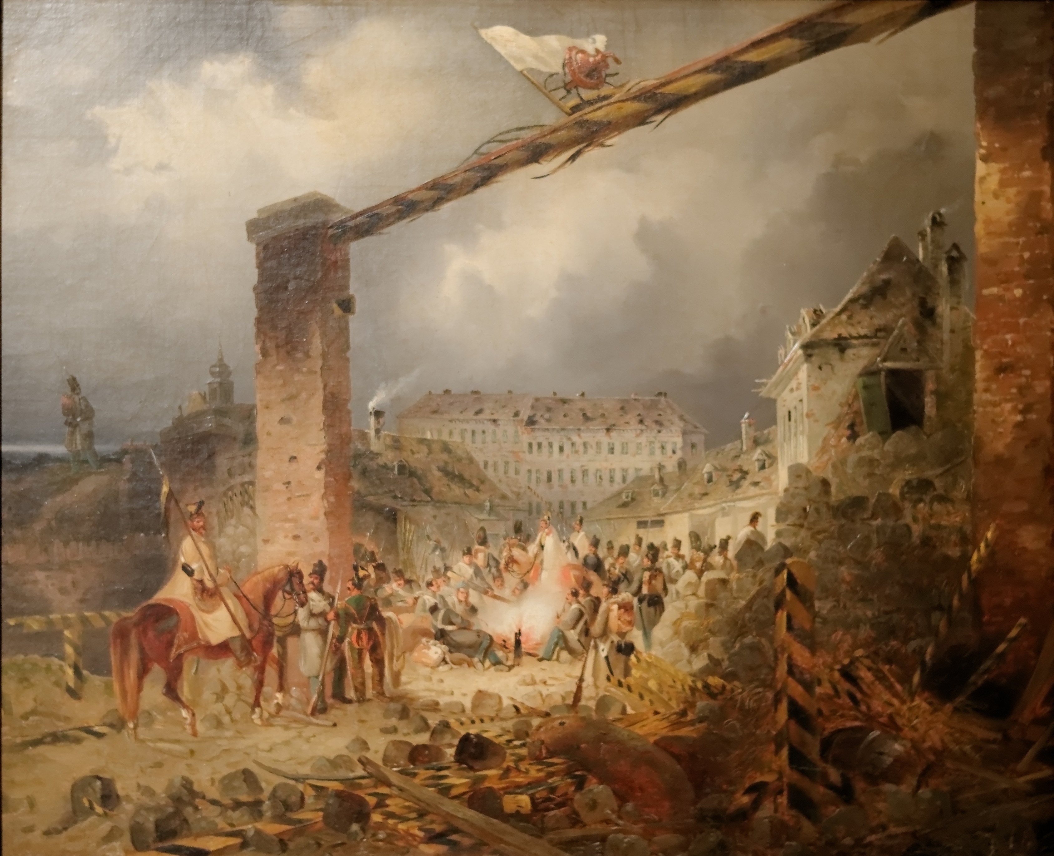 La rivolta di Vienna del 13 marzo 1848. Metternich, uno dei principali bersagli della protesta, rassegna le dimissioni e fugge