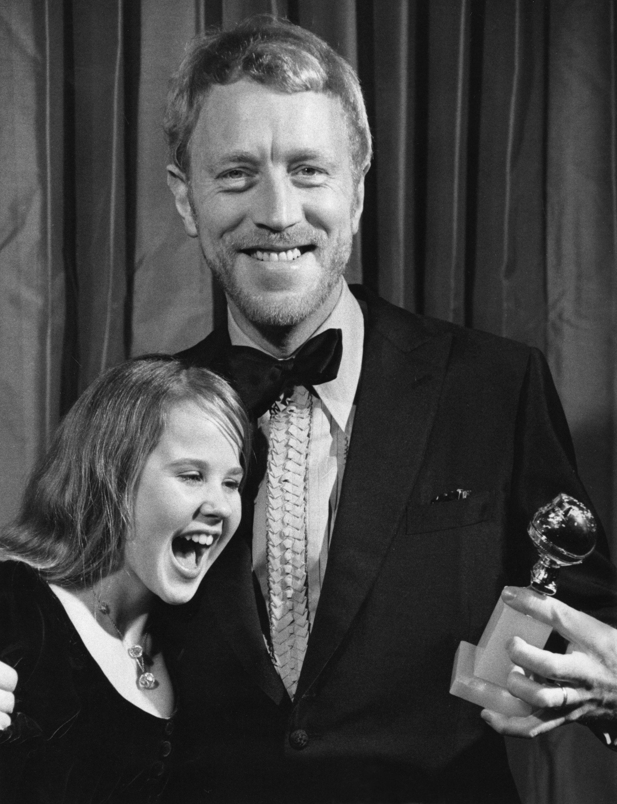 Con Linda Blair ai Golden Globes nel 1974