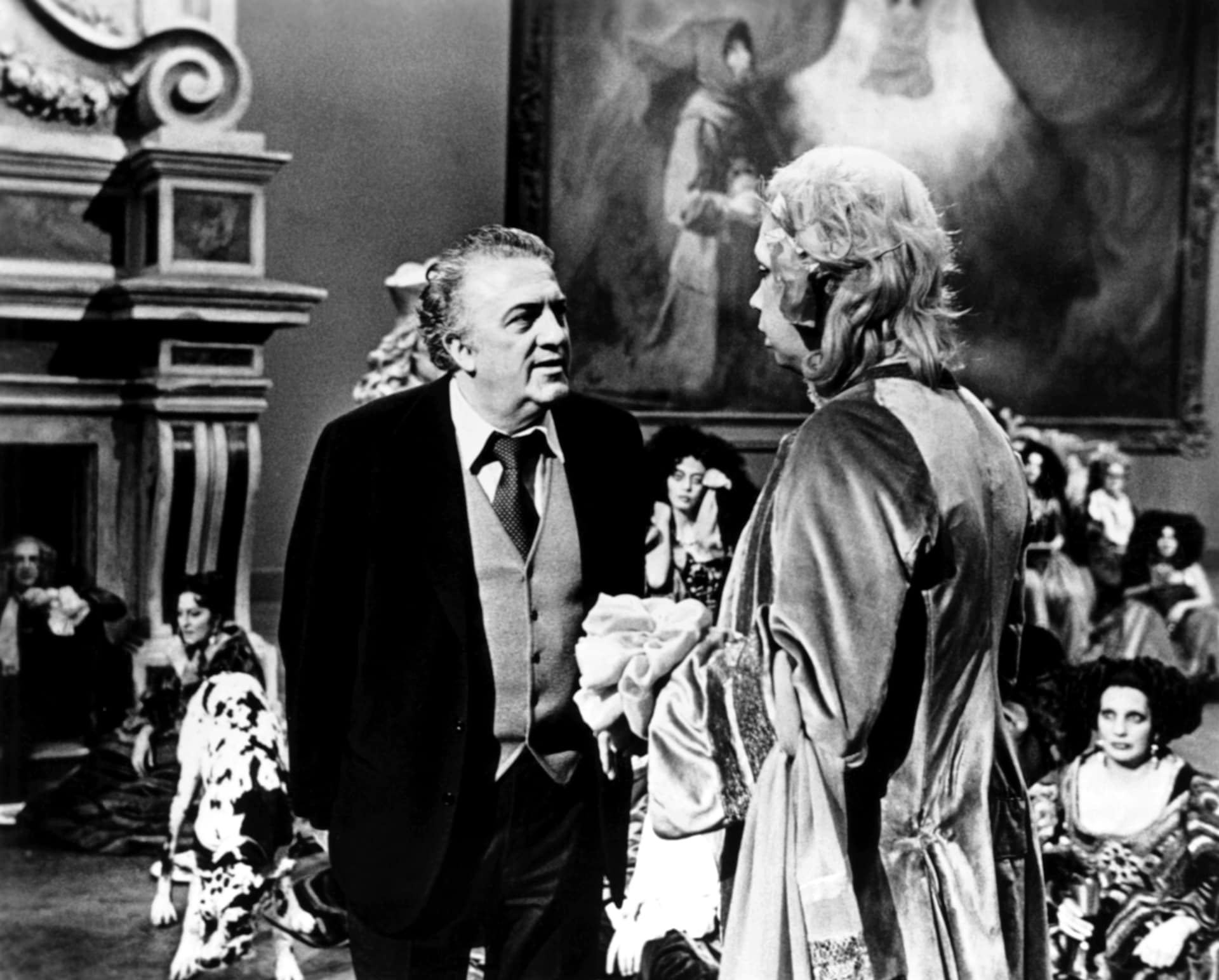Fellini sul set di Casanova