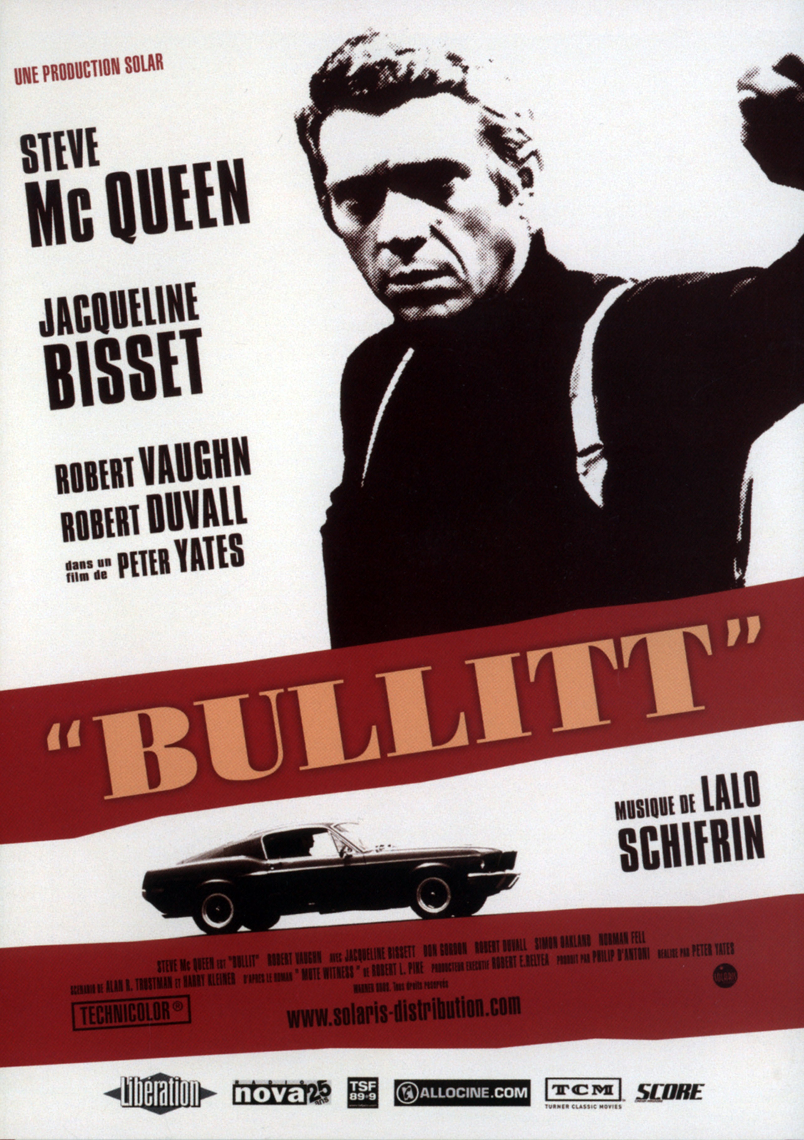La locandina del film Bullitt, 1968