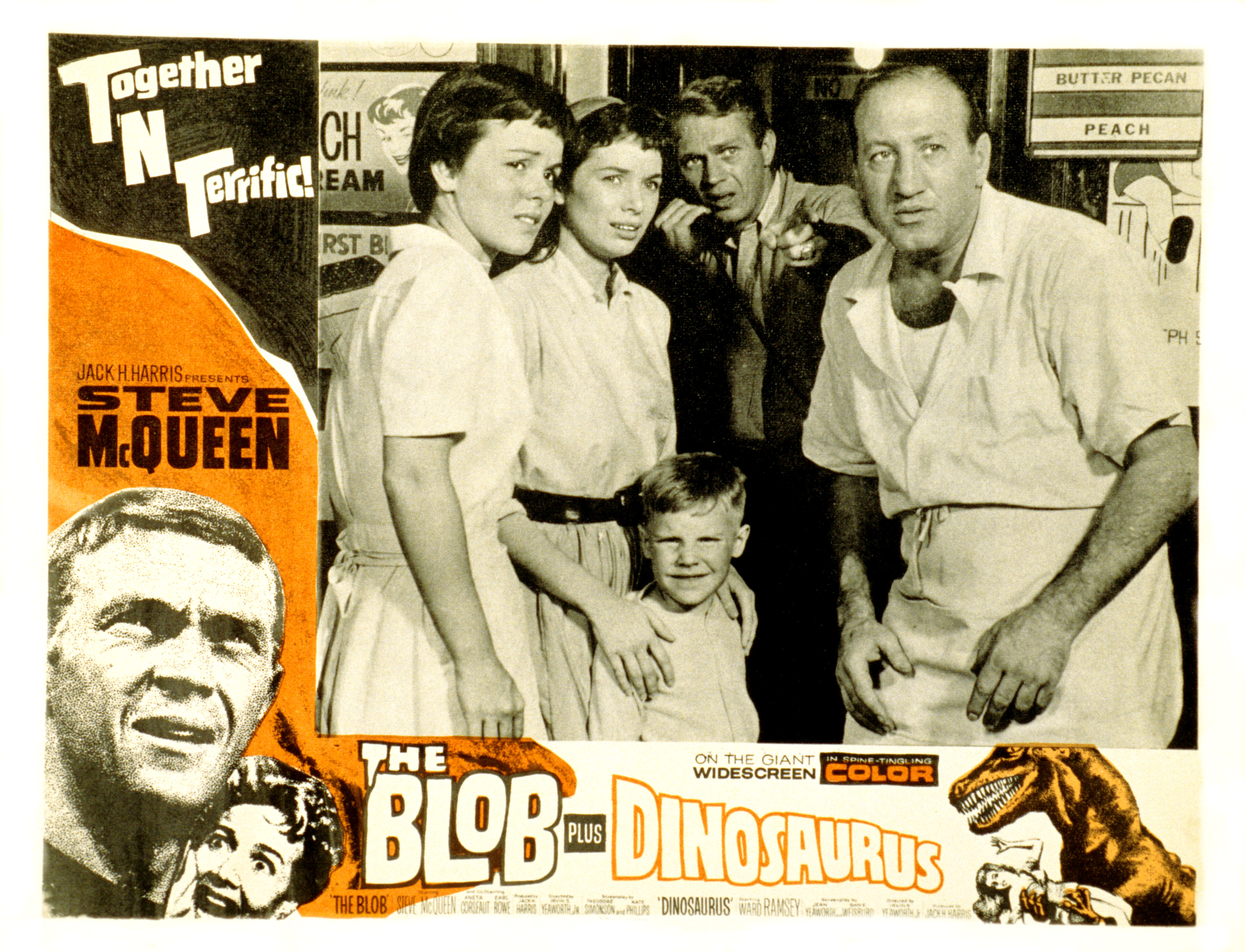 La locandina del film del 1958 The Blob