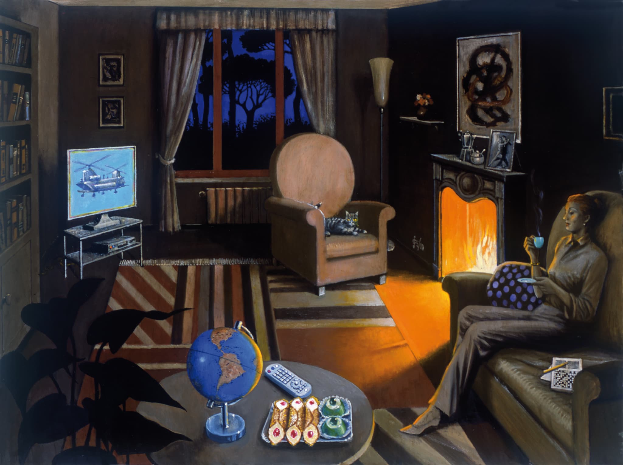 Accanto al fuoco, 2010, cm 97x130