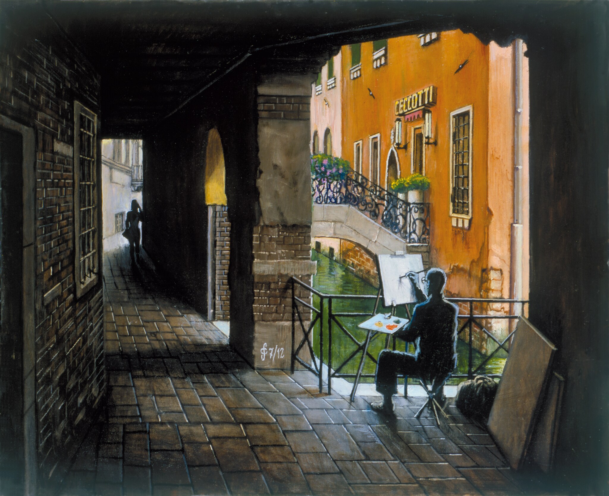 Pittura veneziana, 2012, cm 65x80