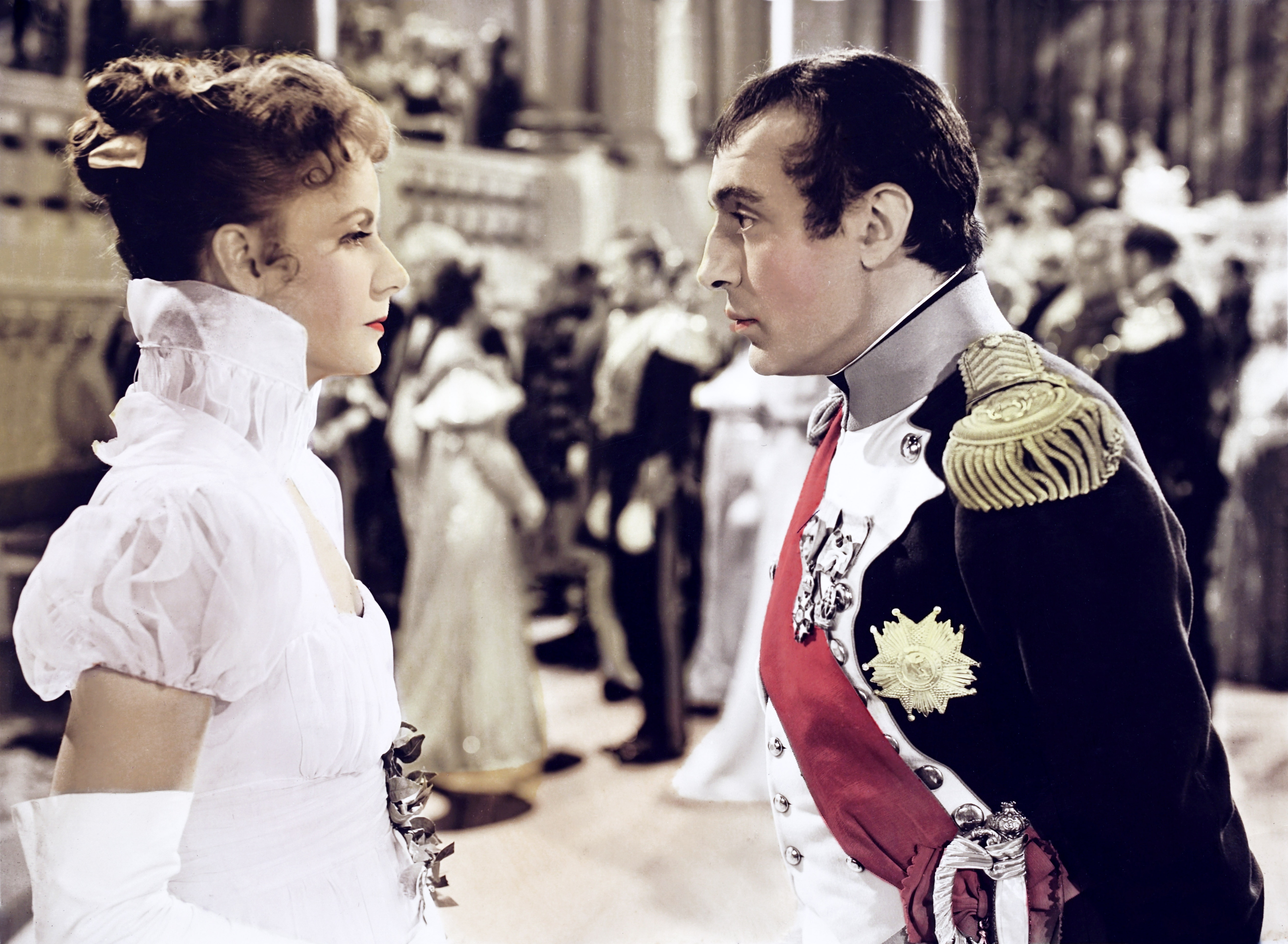 Una scena di Maria Walewska, 1937. Greta Garbo e Charles Boyer 