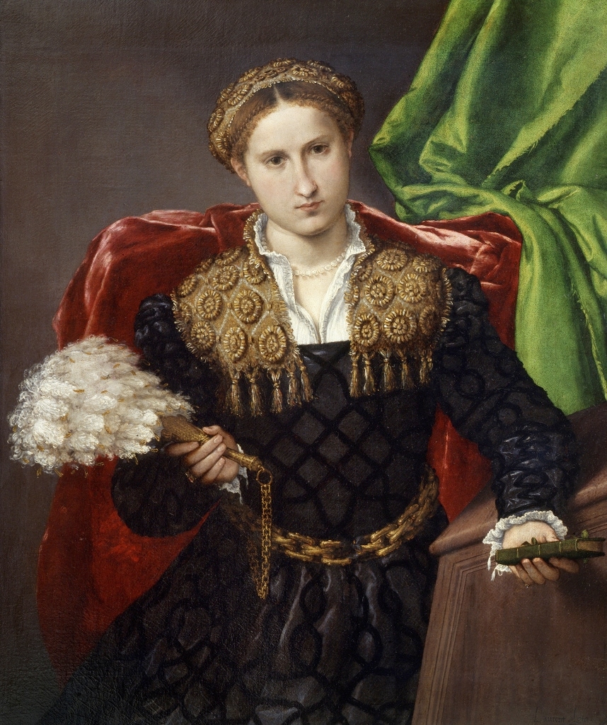 Lorenzo Lotto, Ritratto di Laura da Pola, 1543 - 1544 ca., olio su tela, cm 90 × 75