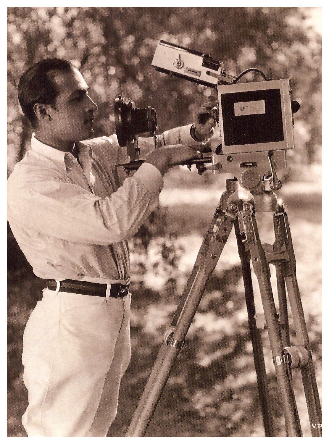 Valentino con la sua cinepresa, 1922