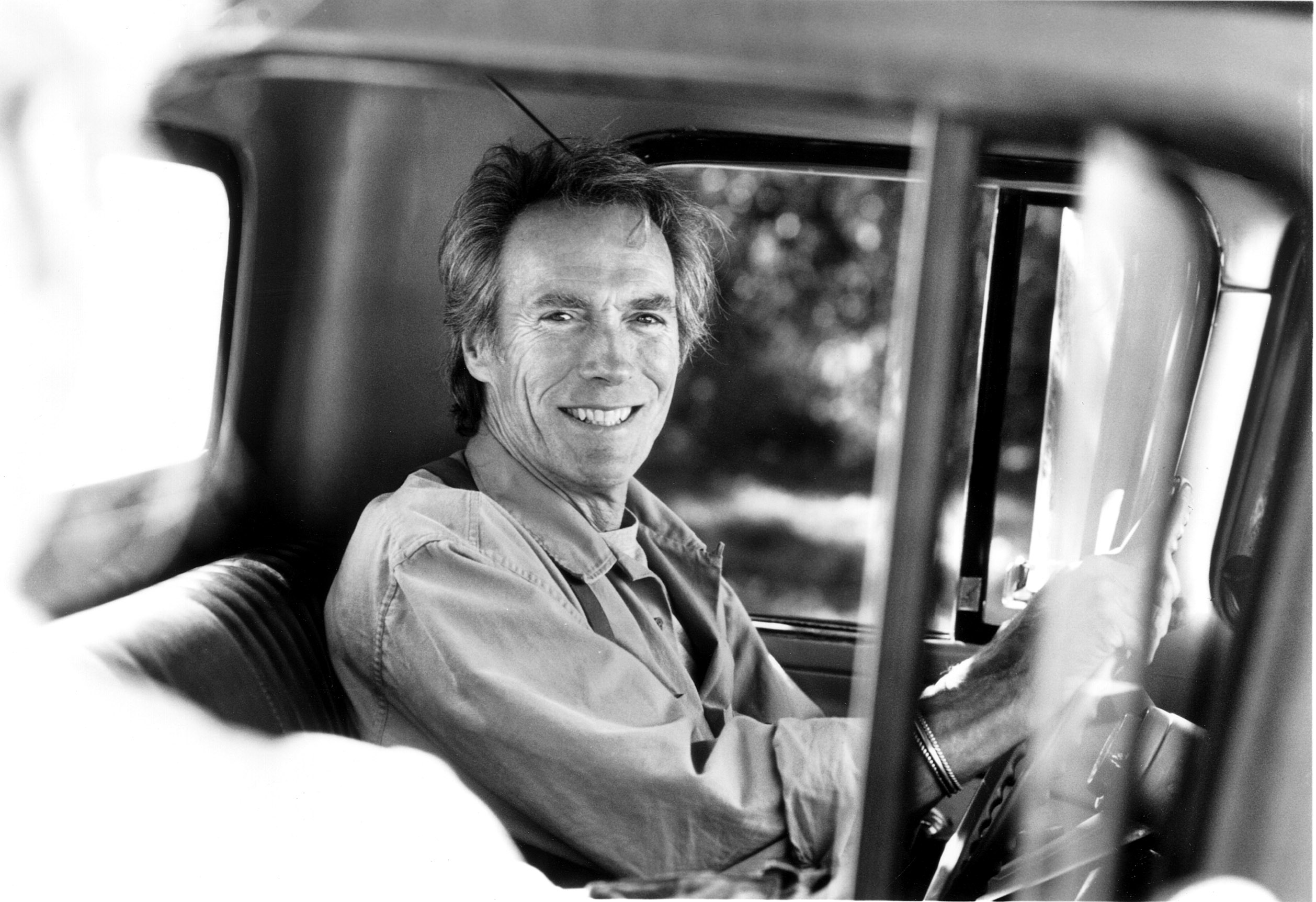 Sul set del film I ponti di Madison County, 1995