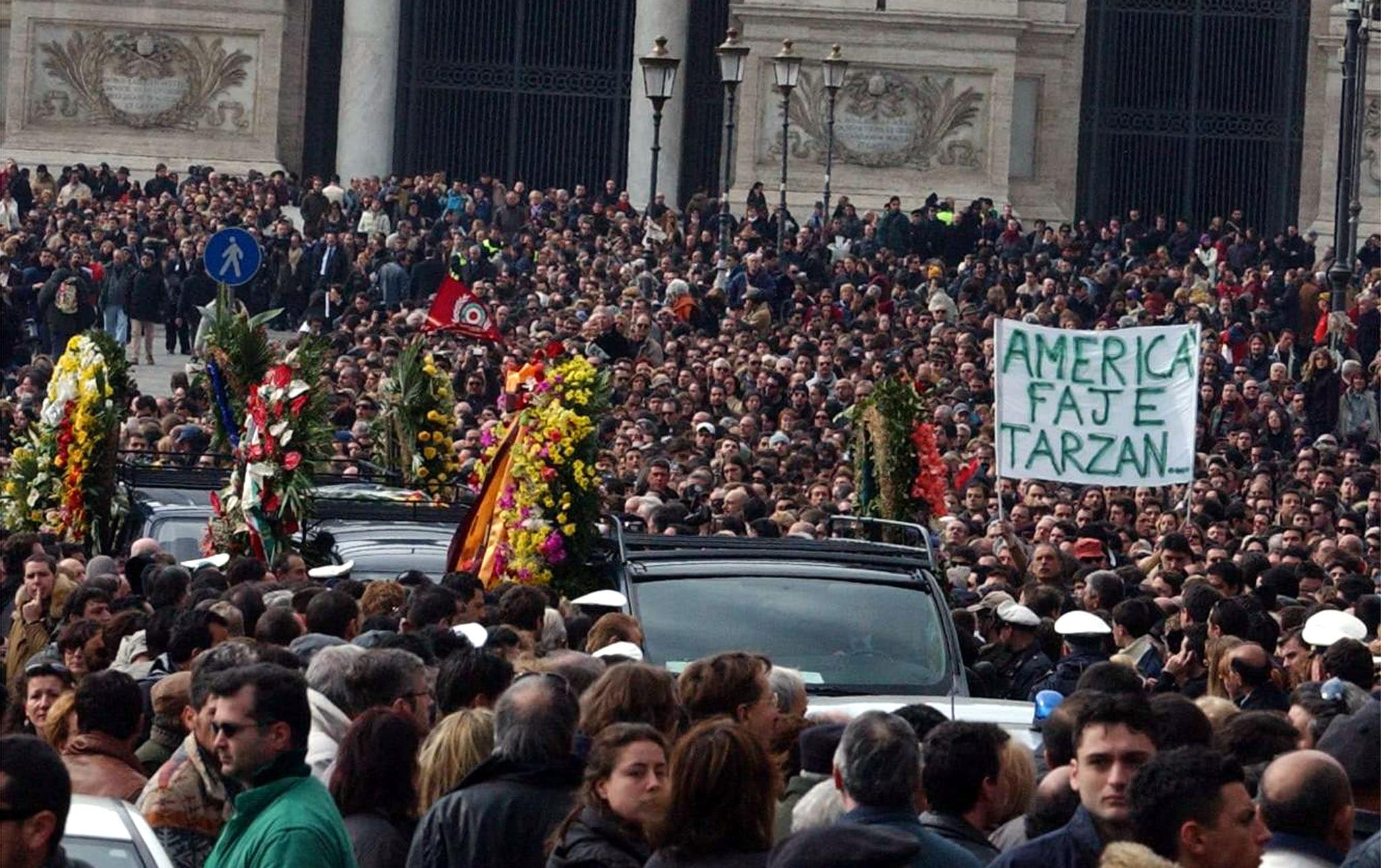 I funerali di Alberto Sordi a Roma