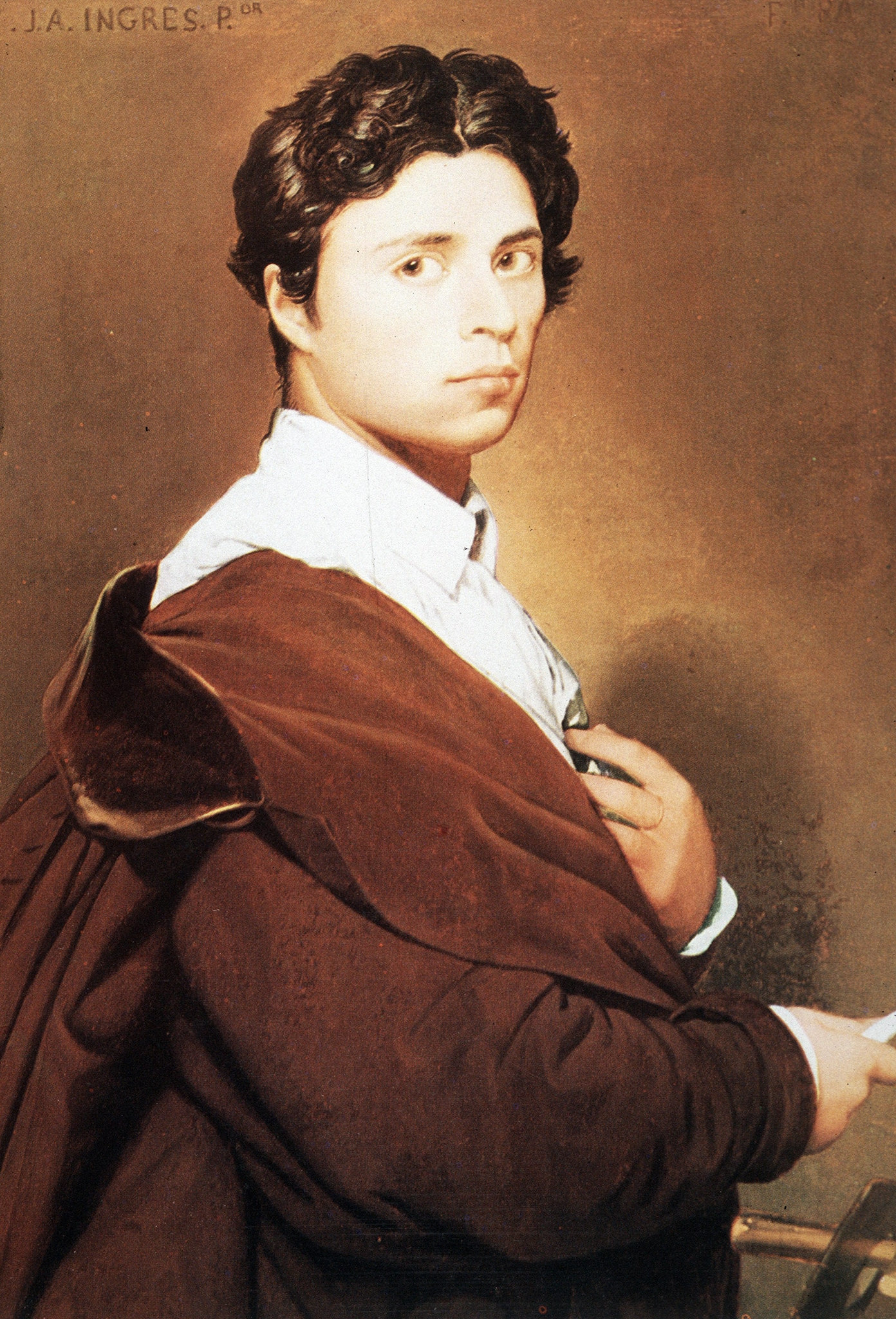 Autoritratto a 24 anni, Jean-Auguste-Dominique Ingres, 1804, olio su tela, 77×64cm, Museo Condé (Chantilly)