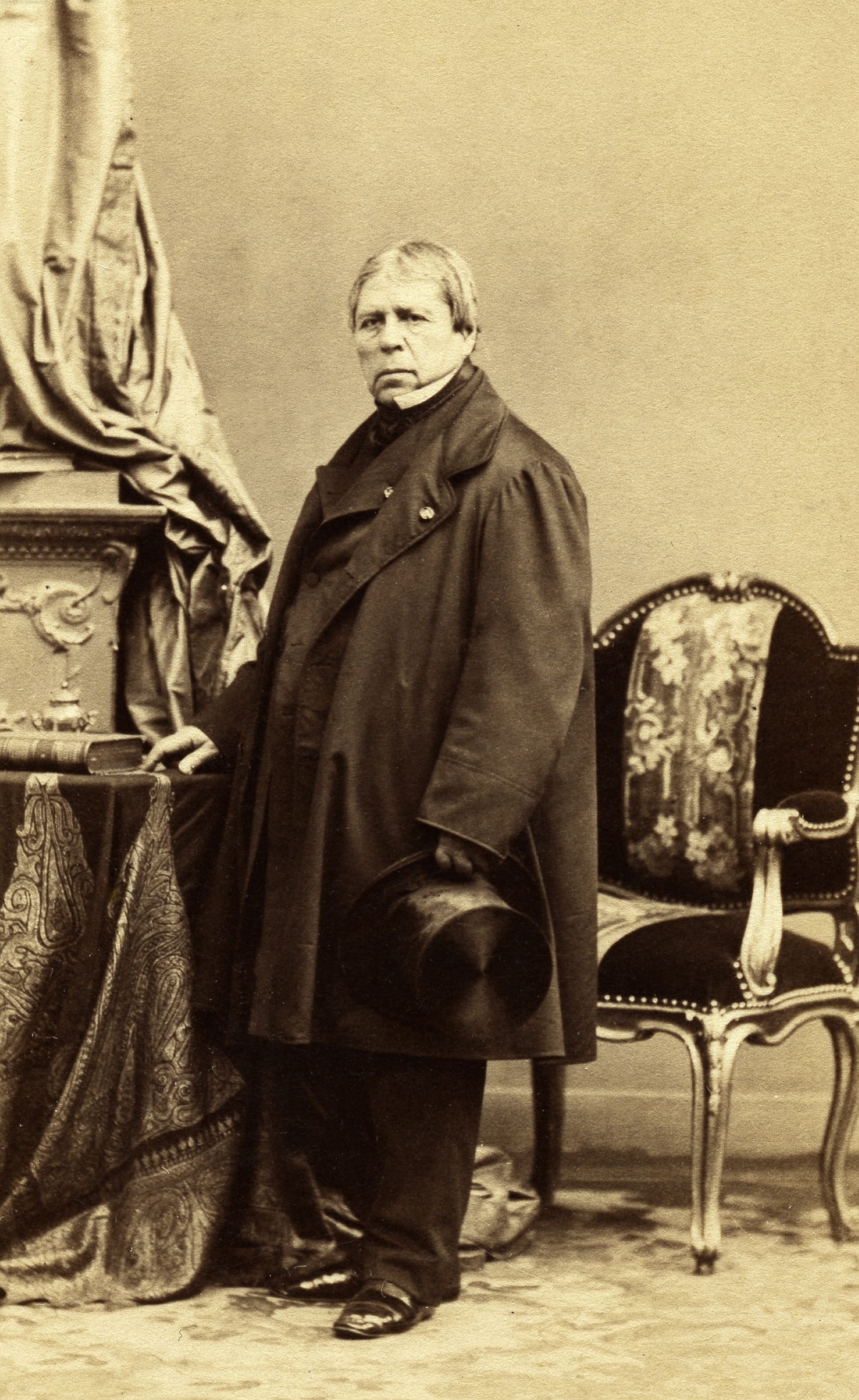 Jean-Auguste-Dominique Ingres, fotografia del 1860 ca.