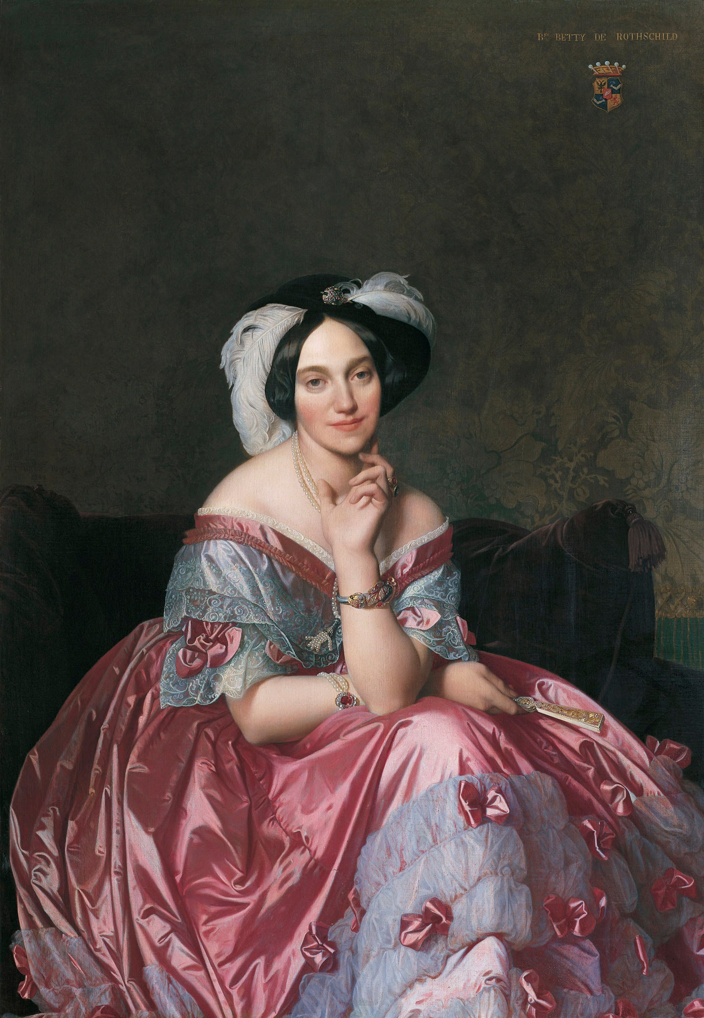 Ritratto della baronessa de Rothschild, Jean-Auguste-Dominique Ingres, 1848, olio su tela,141,9x101cm, Collezione privata 