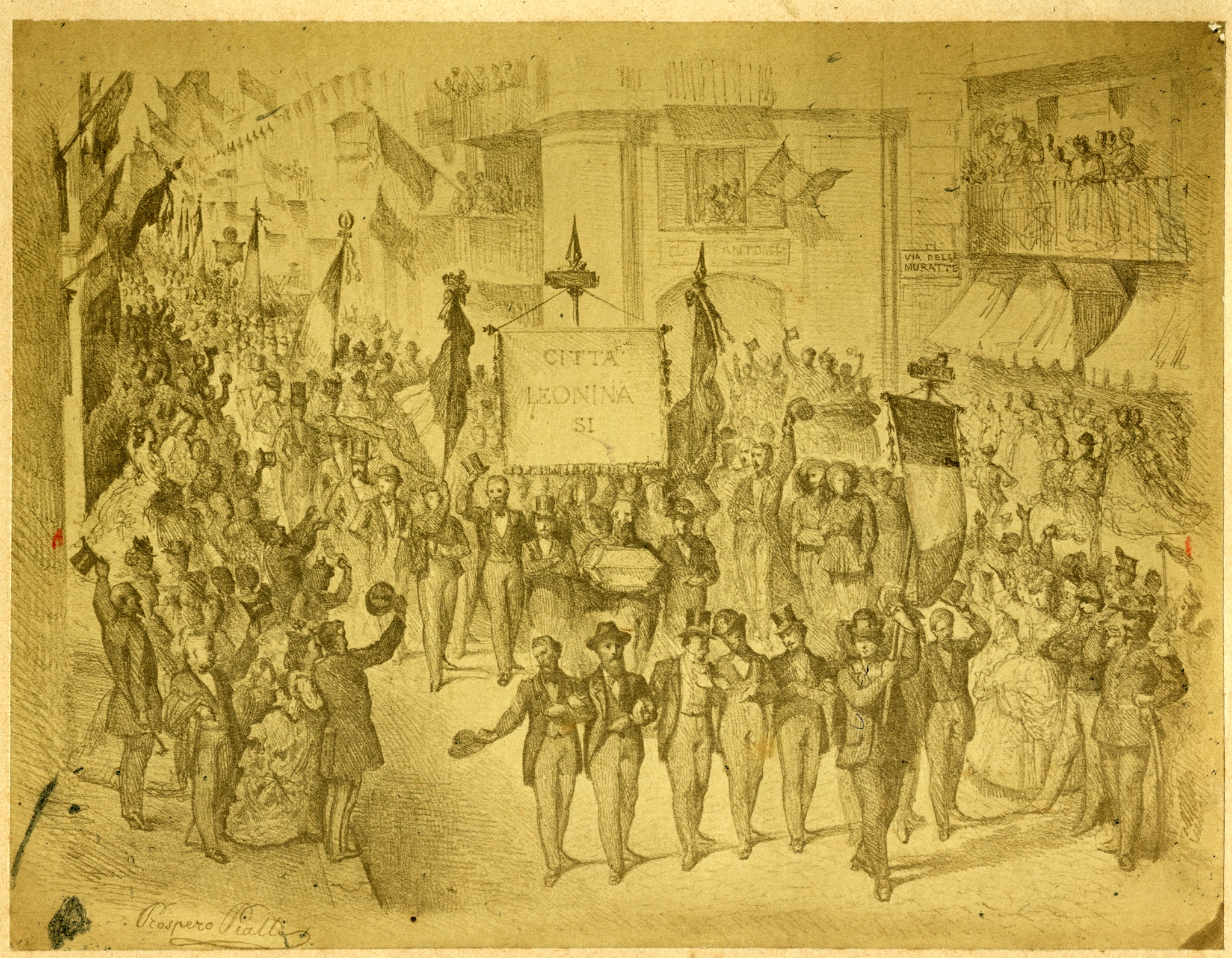 Prospero Piatti. Il Plebiscito per l’annessione di Roma. 2 ottobre 1870