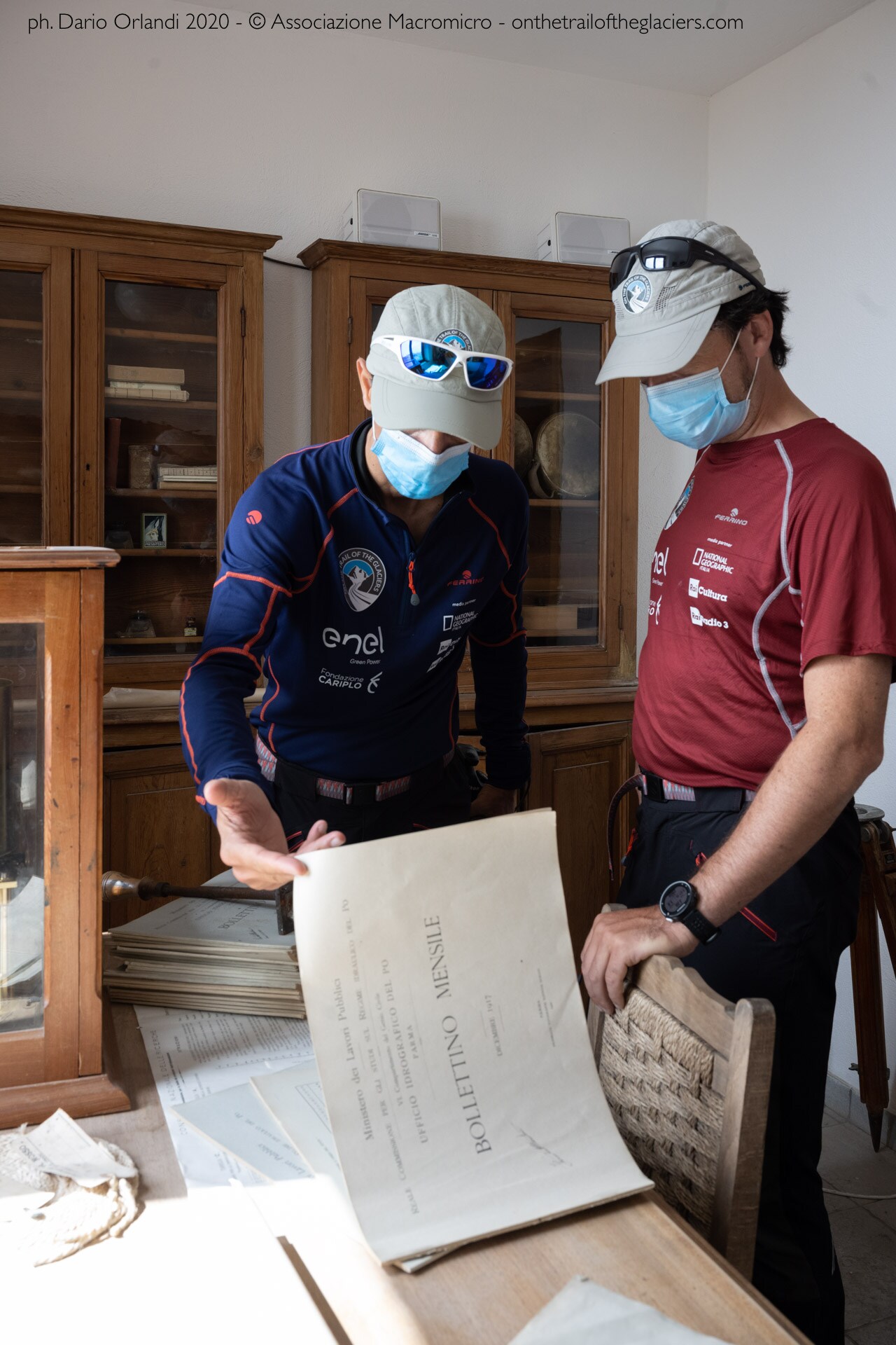 Staffal (Aosta). Spedizione "Sulle tracce dei ghiacciai - Alpi 2020". Visita all'Istituto Scientifico Angelo Mosso. Foto di Dario Orlandi 2020 - © Associazione Macromicro - onthetrailoftheglaciers.com