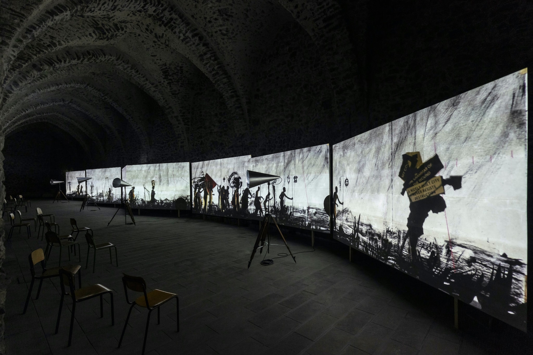 William Kentridge "More Sweetly Play the Dance", fino al 2 dicembre 2020 all'Antico Arsenale della Repubblica di Amalfi.