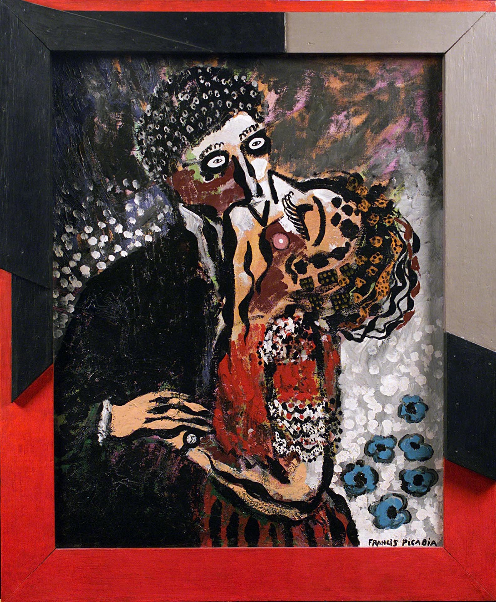 Francis Picabia - Le basier - Il bacio - 1925-1926 ca. - Olio su tela - Acquisto della Galleria Notizie, Torino, 1969