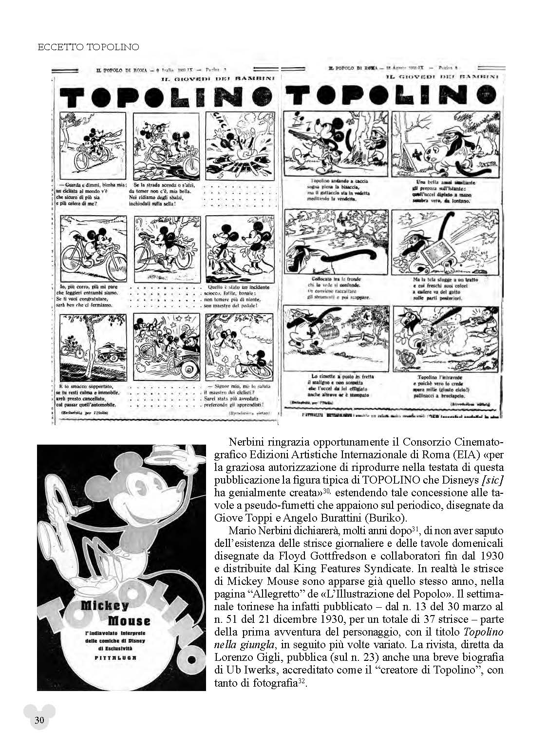 "Eccetto Topolino", di di Fabio Gadducci, Leonardo Gori e Sergio Lama (Edizioni NPE)