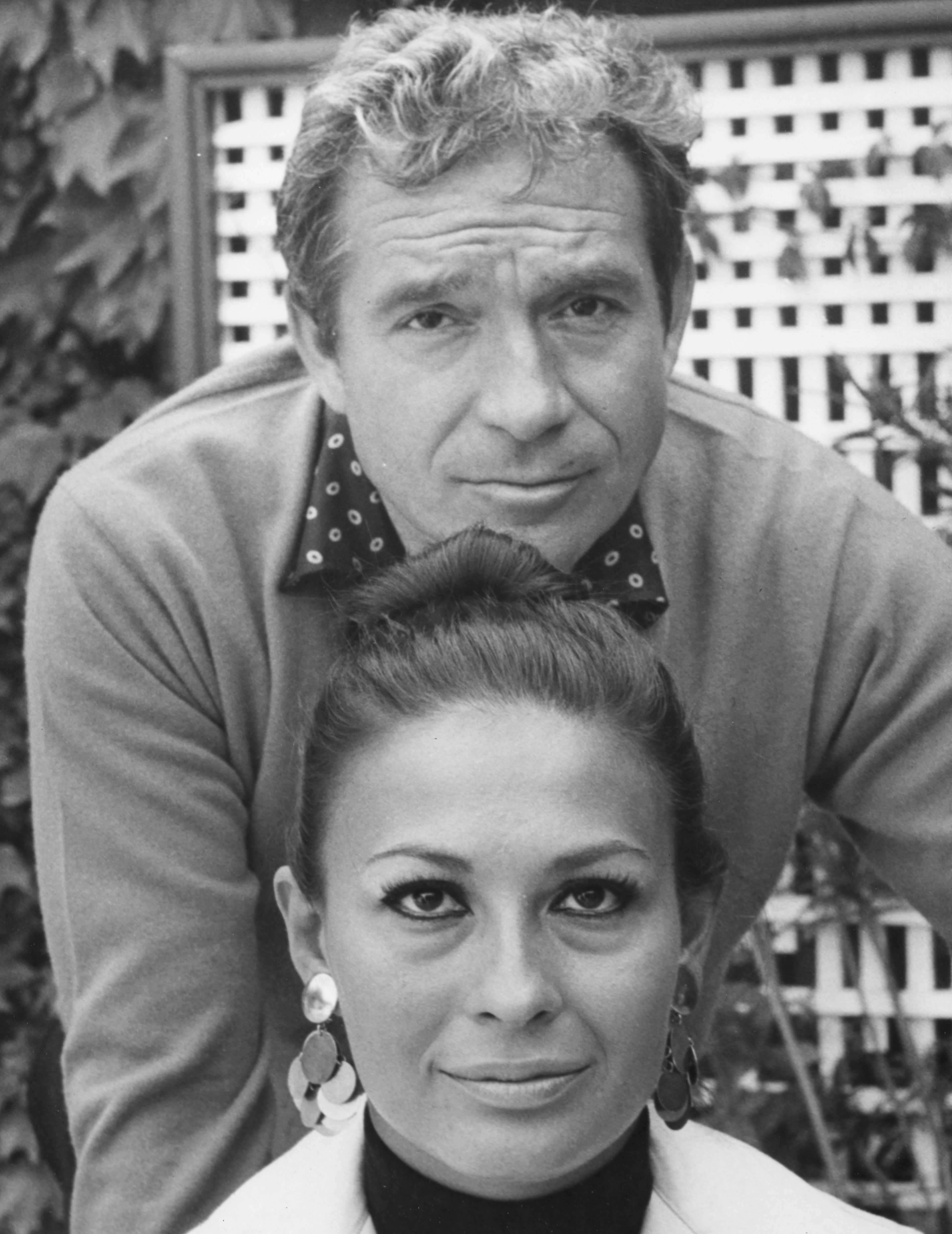 Tognazzi con la moglie Franca Bettoja nel 1965