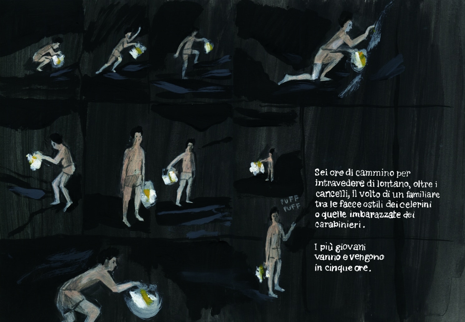 "I sepolti vivi" di Gianni Rodari, disegni di Silvia Rocchi (Einaudi Ragazzi)