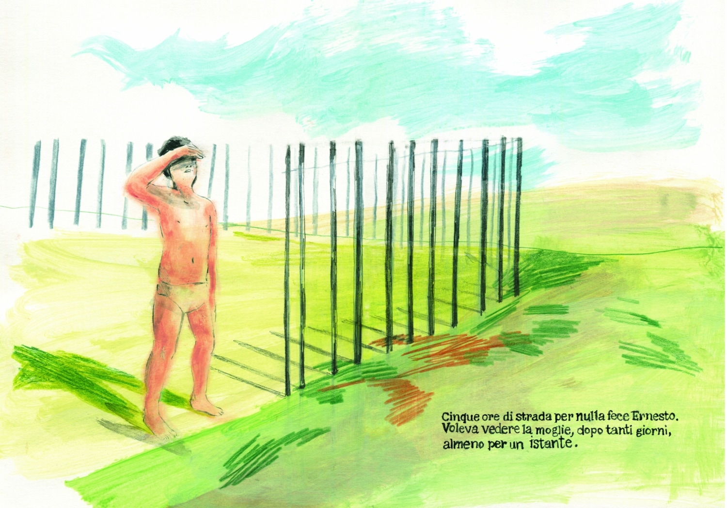 "I sepolti vivi" di Gianni Rodari, disegni di Silvia Rocchi (Einaudi Ragazzi)