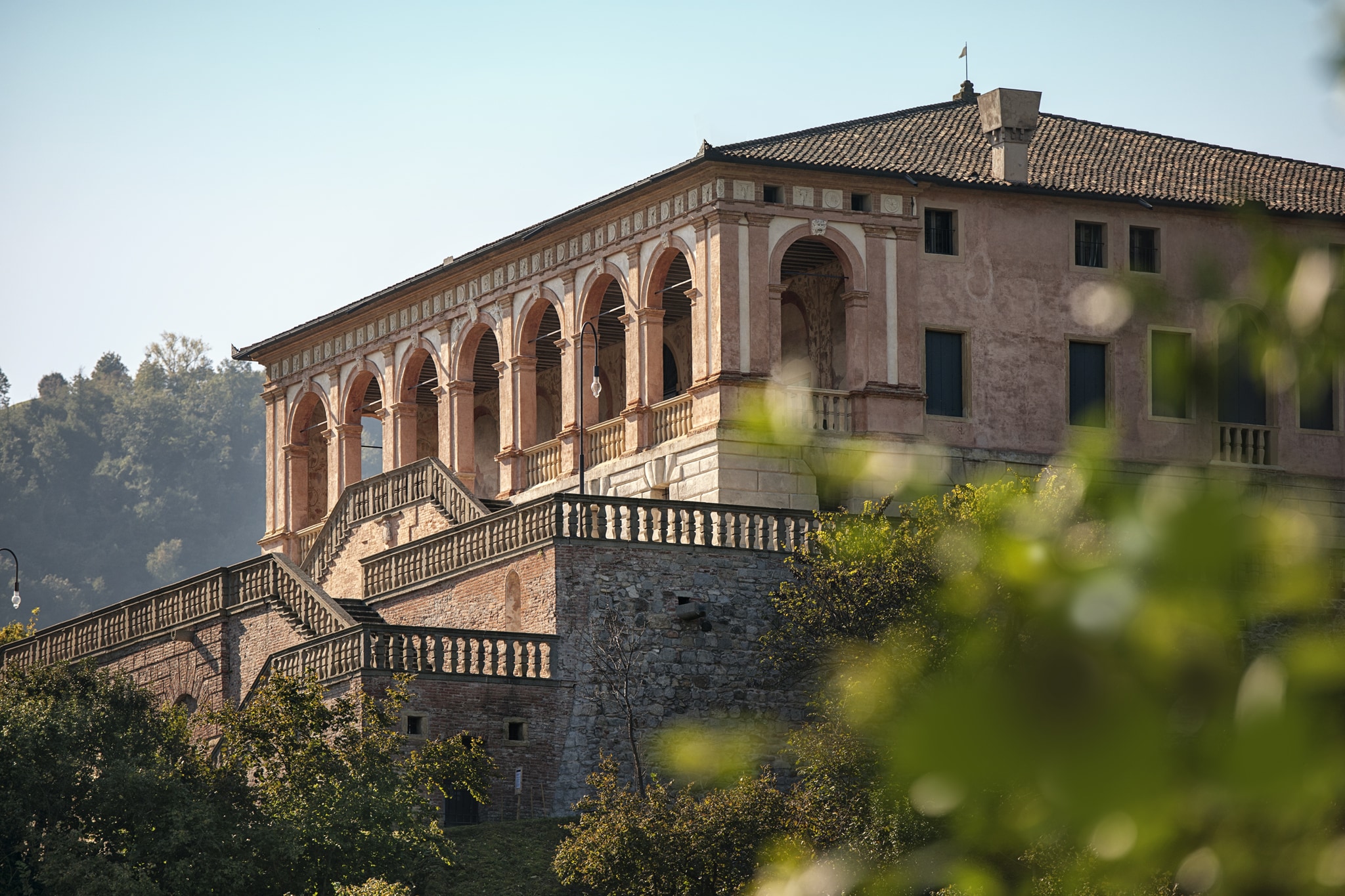 Villa dei Vescovi, Luvigliano di Torreglia, Padova. Veduta esterni