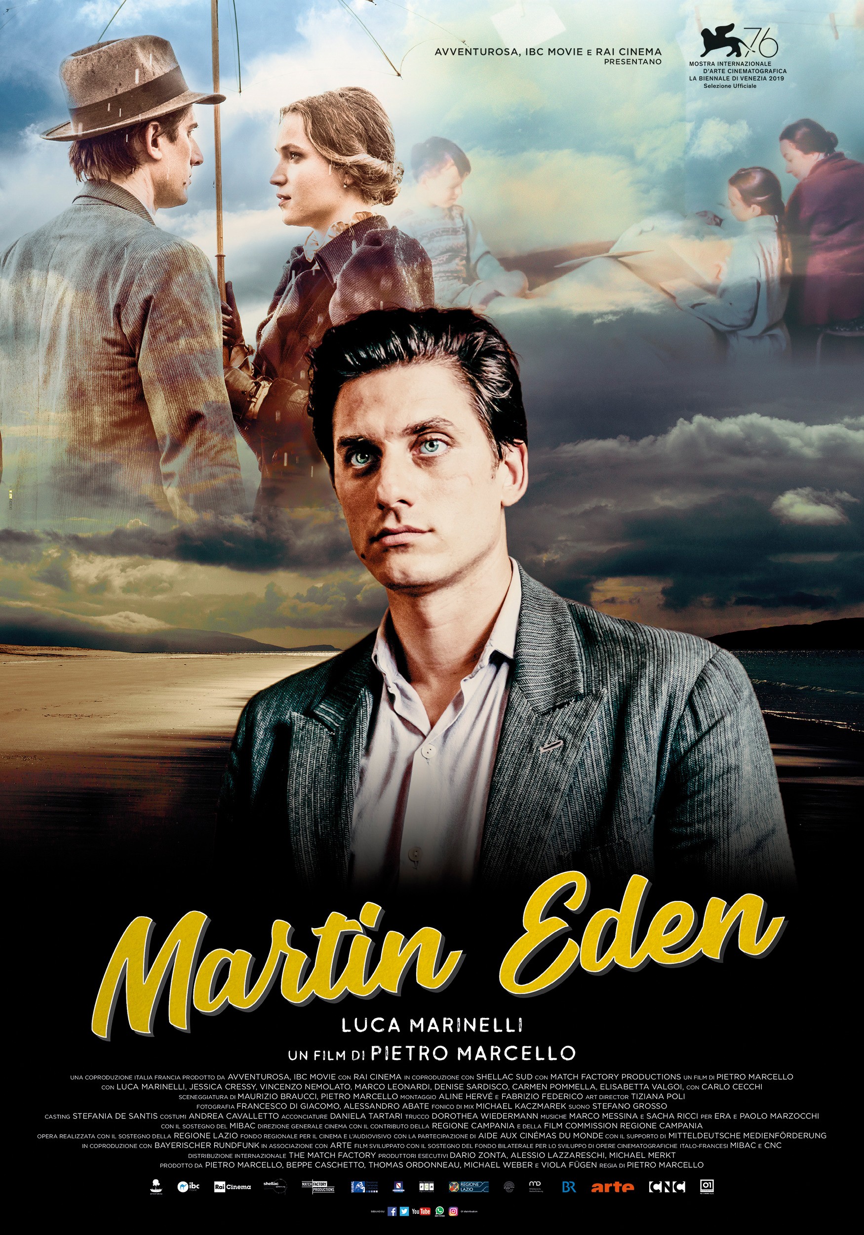 La locandina del film Martin Eden