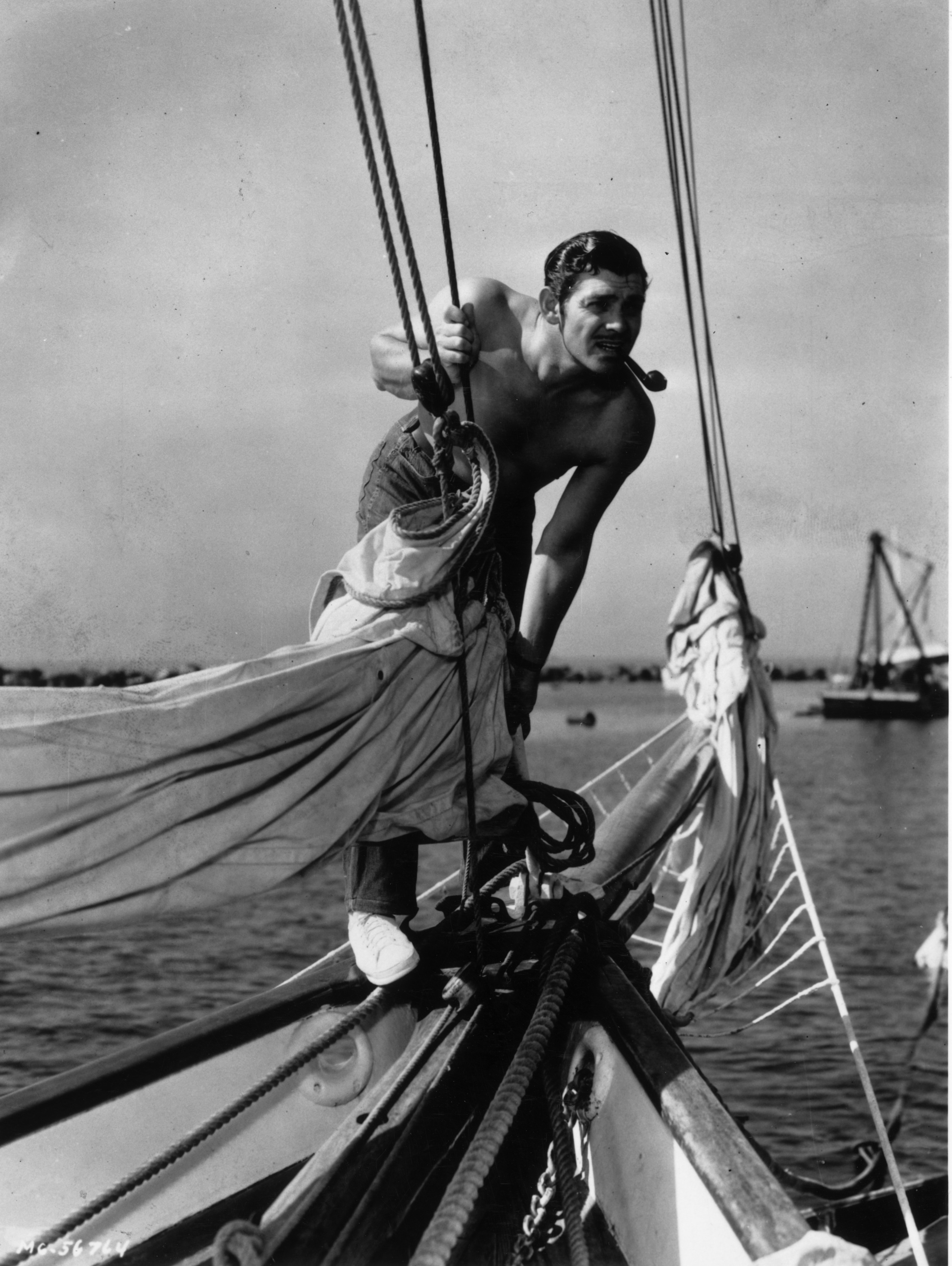 Sulla barca a vela Arlene nel 1936