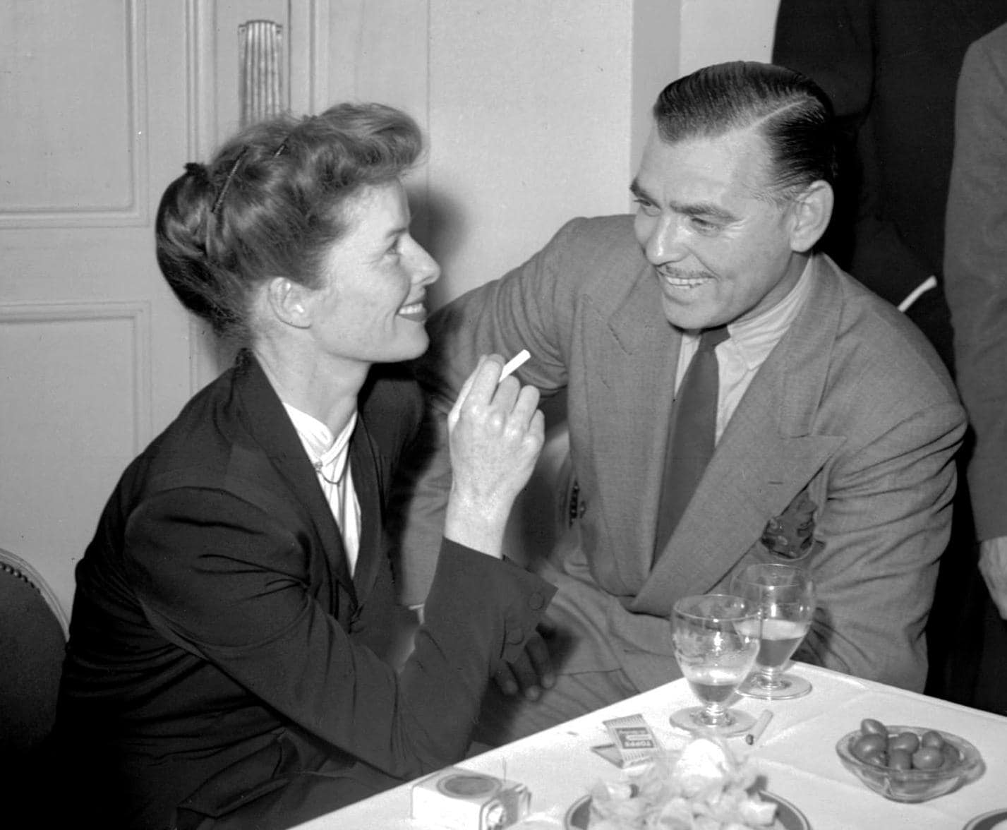 Con Katherine Hepburn negli anni Quaranta
