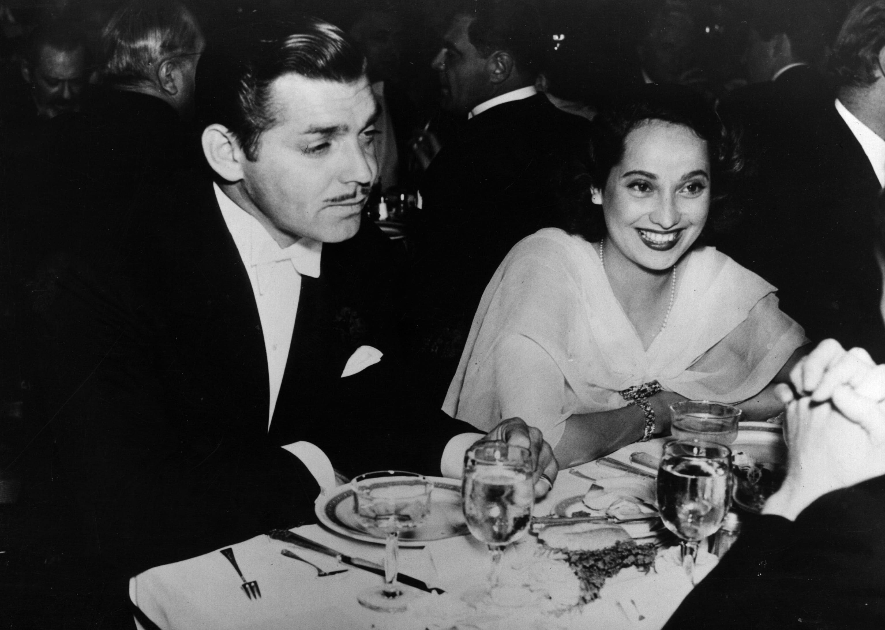 Con l'attrice Marle Oberon nel 1939