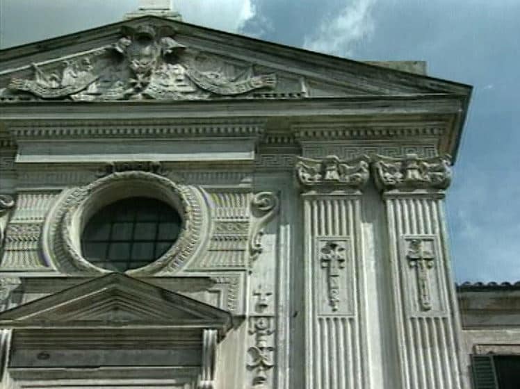 Chiesa di Santa Maria in Aventino, dett. facciata