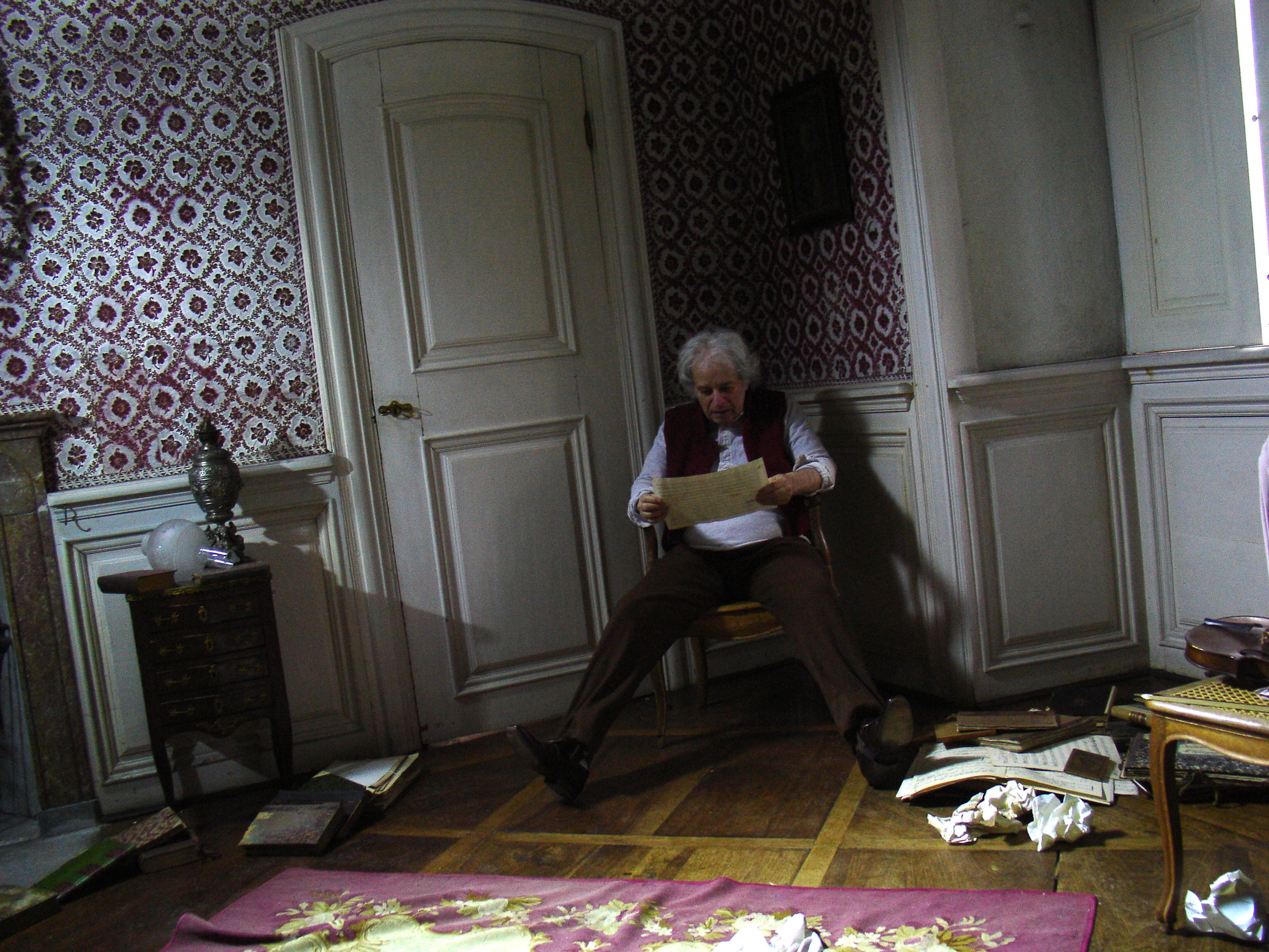 Una scena del Beethoven di Franco Battiato "Musikanten", 2005