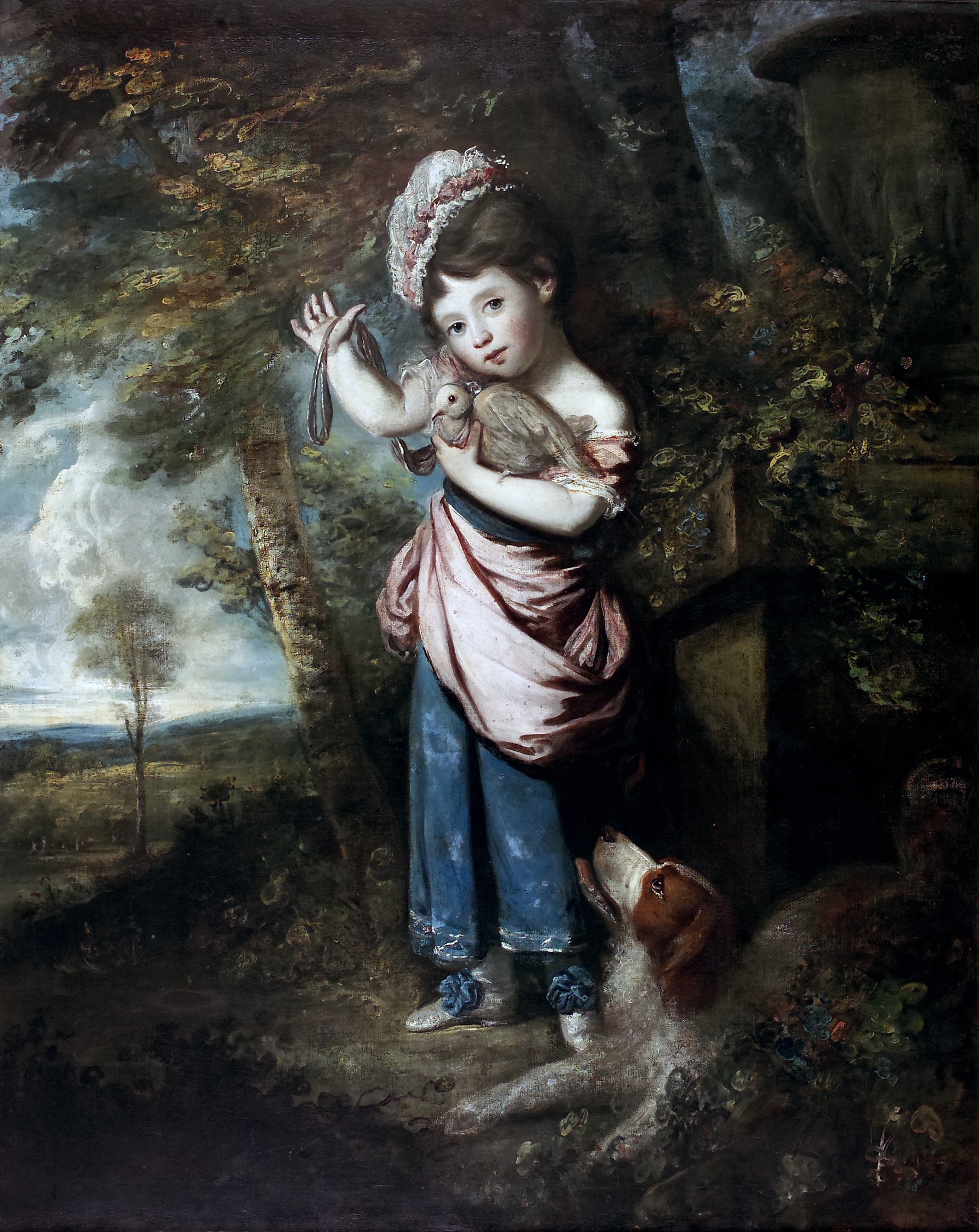 Joshua Reynolds (Plympton 1723 - Londra 1792) "Catherine Bishop", 1757. Olio su tela, 127 x 101,6 cm 