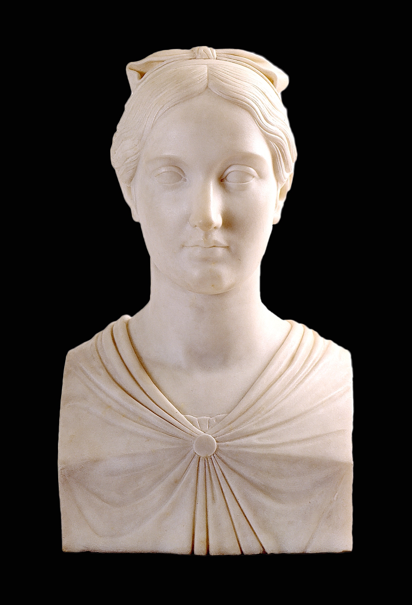Pietro Tenerani (Torano di Carrara 1789 - Roma 1869) "Vittoria Caldoni", 1821 marmo, h 47 cm 