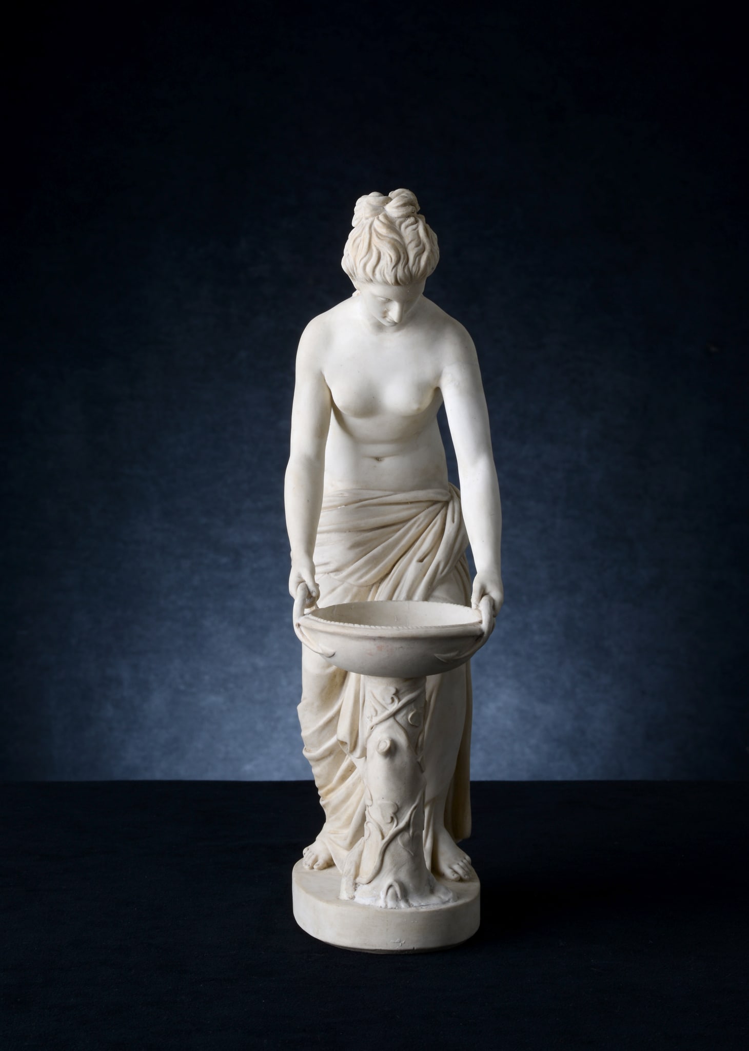 Giovanni Volpato (Angarano di Bassano 1735 - Roma 1803) "Danaide", 1786-1790 circa. Biscuit, h 28,5 cm 
