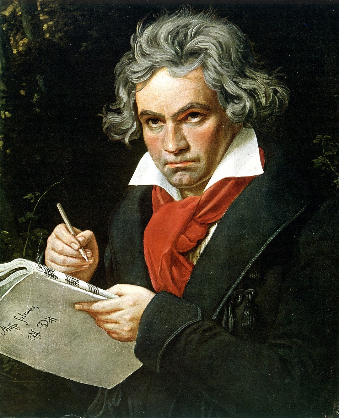 Karl Stieler, Ritratto di Beethoven, olio su tela, 1820, Museo Beethoven, Bonn, Germania