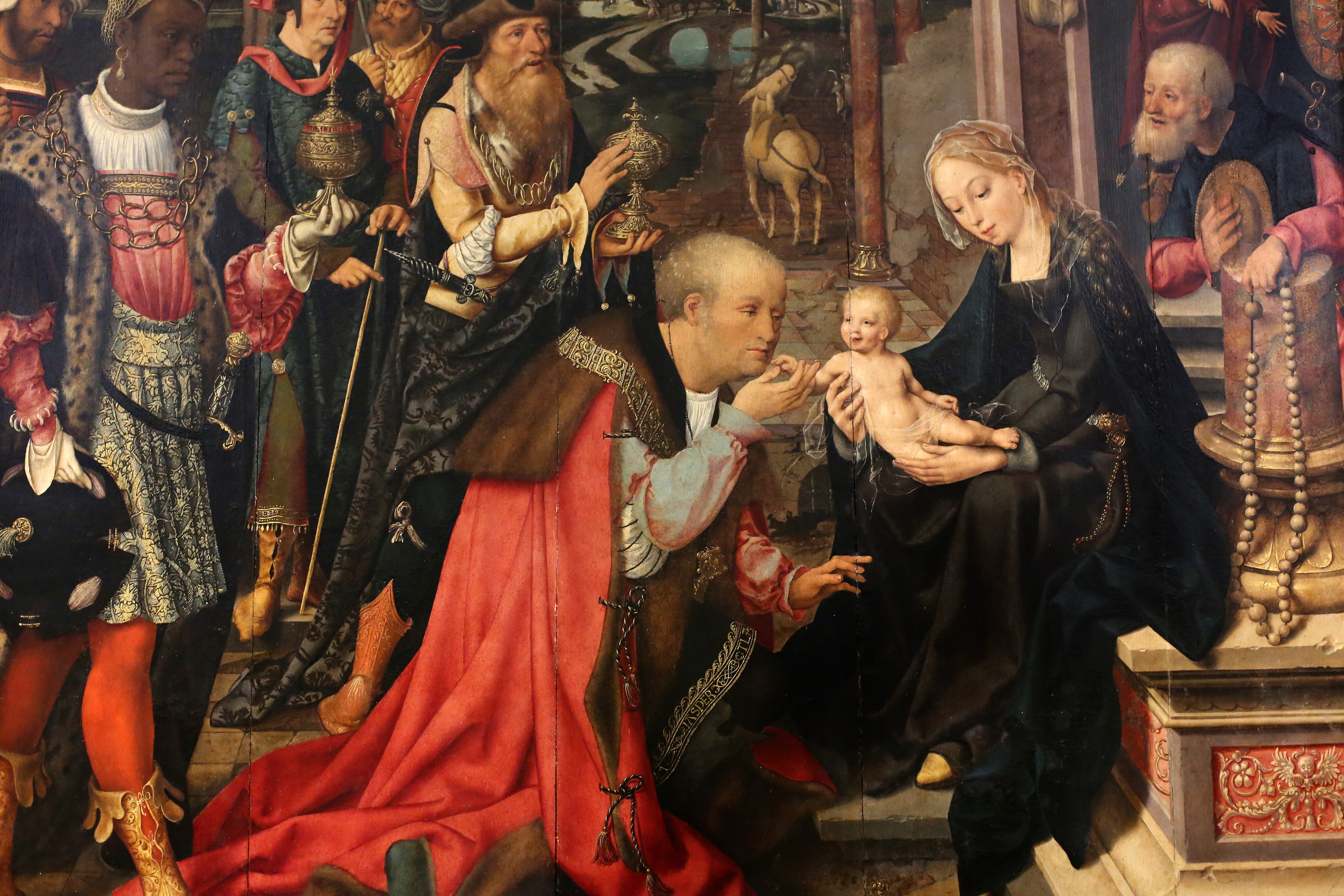 Chiesa di San Donato. Adorazione dei Magi di Joos Van Cleve. Foto Fabio Bussalino