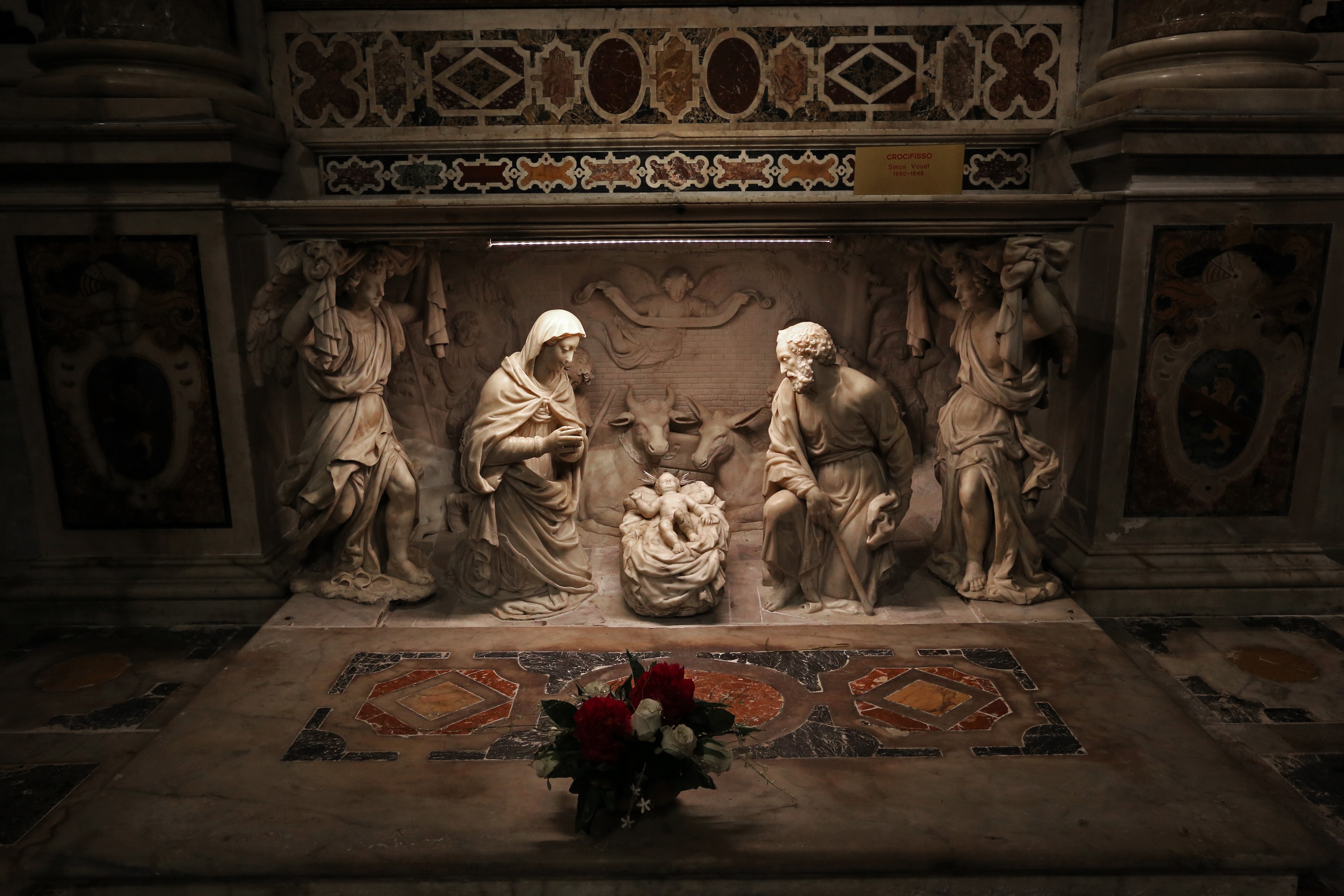 Chiesa del Gesù. Presepio di Tommaso Orsolino (XVII sec.). Foto di Fabio Bussalino