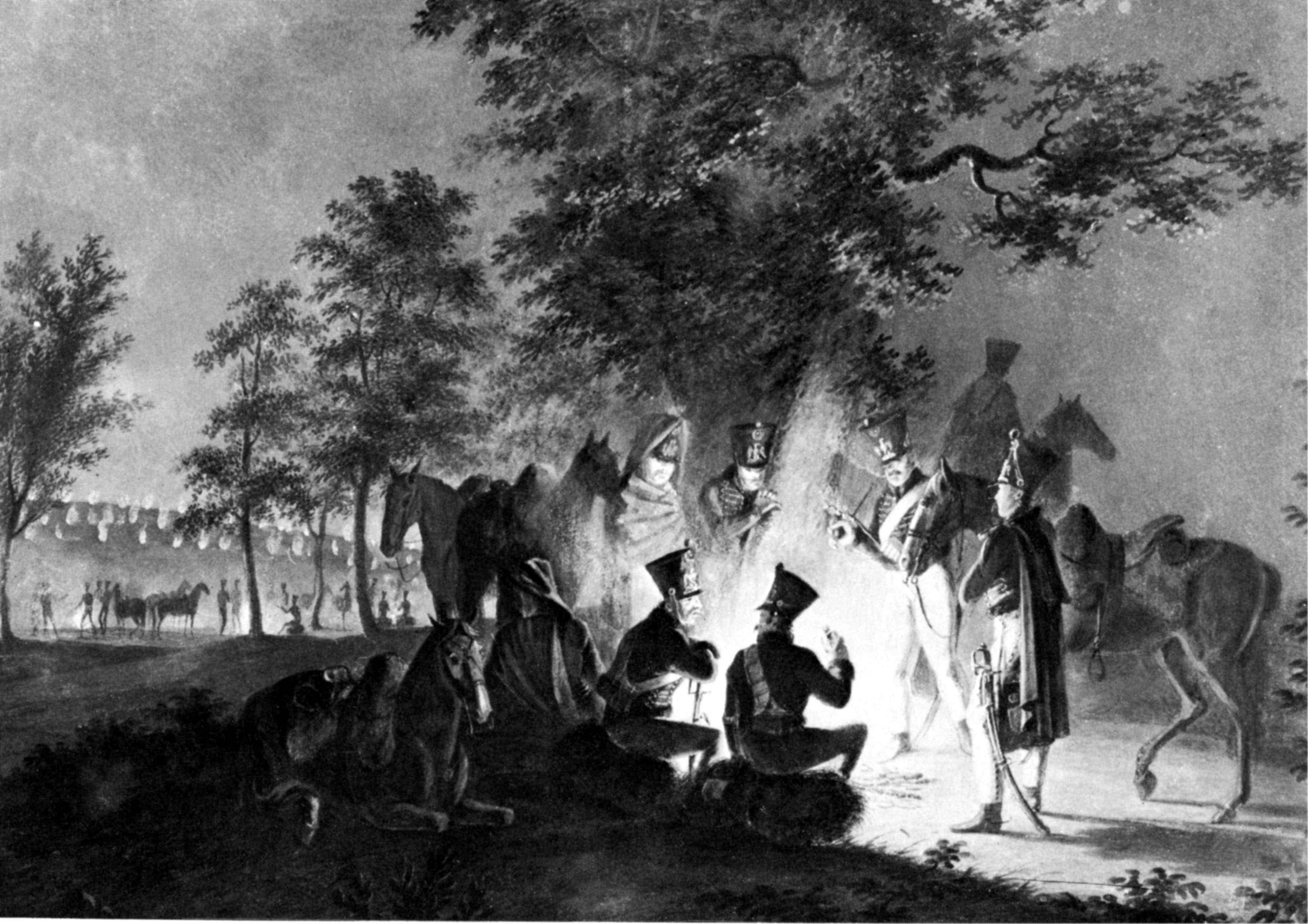 Una raffigurazione della battaglia d’Austerliz nel 1805, tra le armate francesi e una coalizione di Russia e Austria