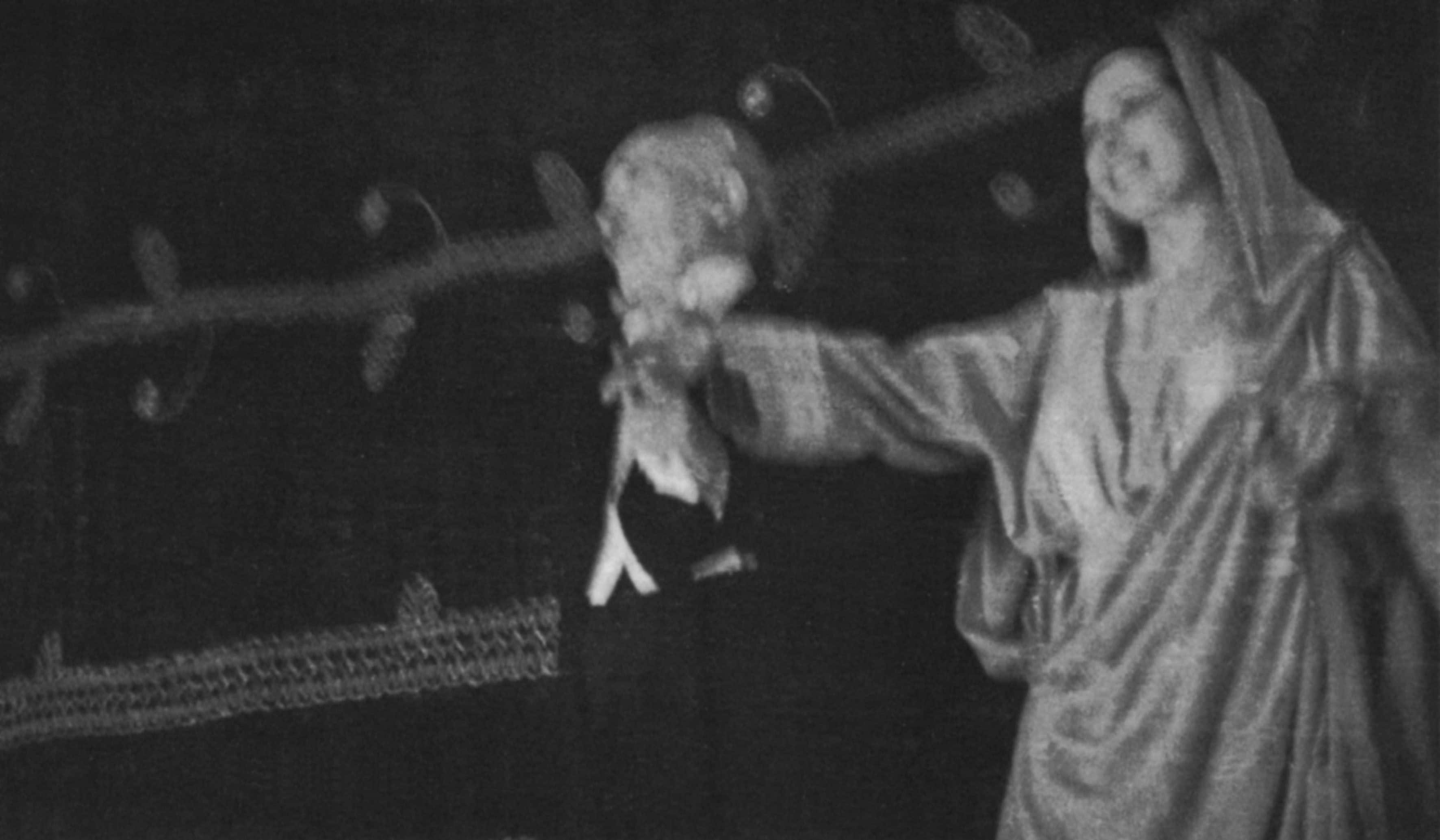 1948. Arturo Toscanini con la celebre cantante Giulietta Simionato sul palco del Teatro alla Scala, al termine di una rappresentazione di "Nerone" di Arrigo Boito.