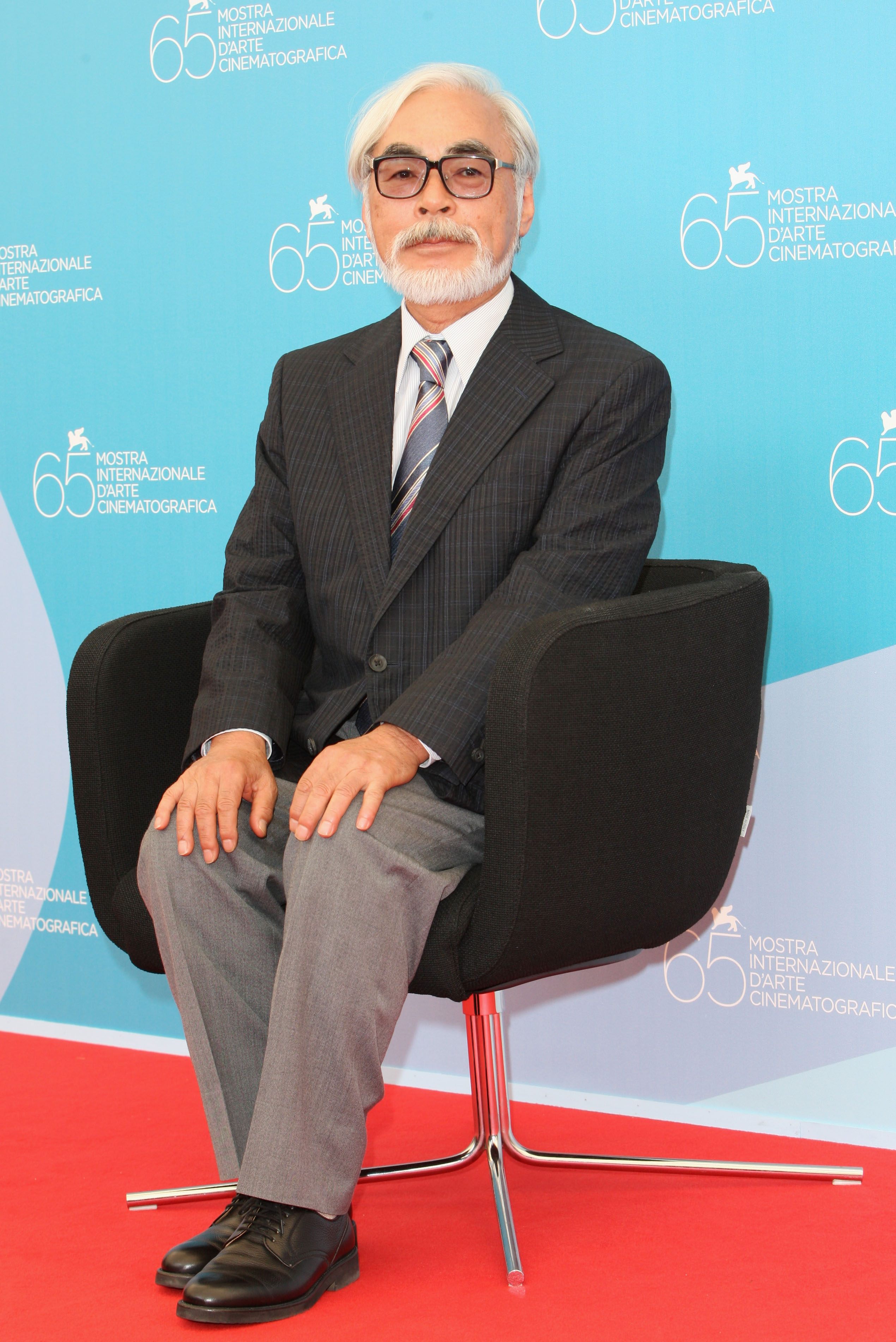 Miyazaki alla 65a Mostra del cinema di Venezia nel 2008