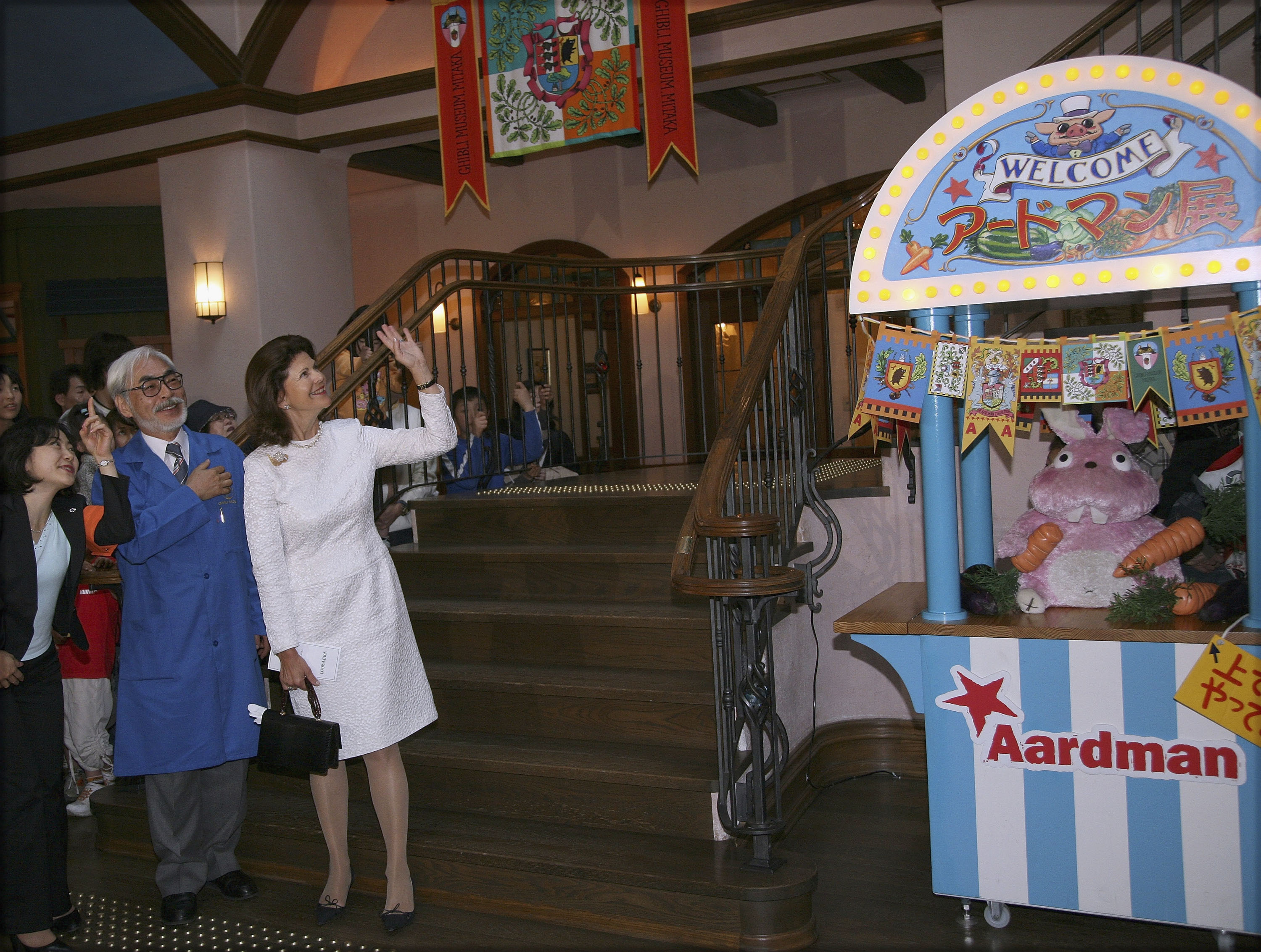 Museo Ghibli: la visita della regina Silvia di Svezia nel 2007