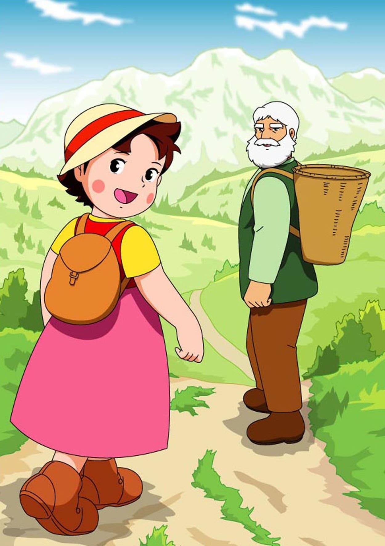 "Heidi, la ragazza delle Alpi", serie tv del 1974 disegnata da Miyazaki