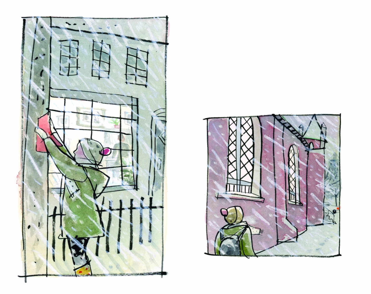 "Piccolo in città" di Sydney Smith (Orecchio Acerbo)